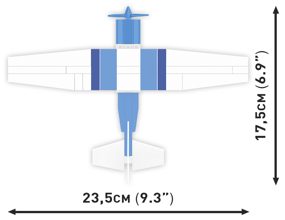 Cobi - Cessna 172 weiß-blau