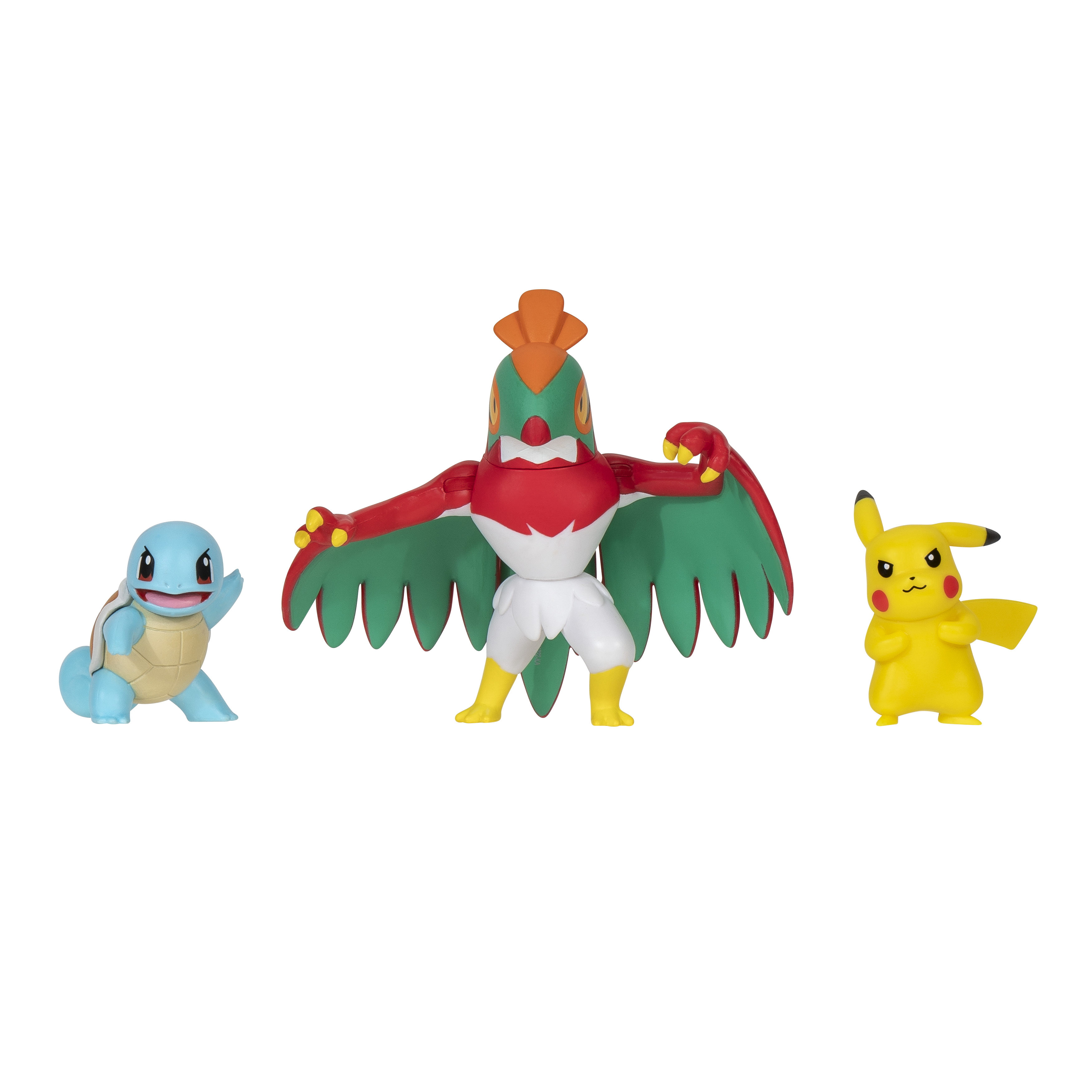 Pokémon - Battle Figur 3er Pack - Pikachu, Schiggy & Resladero