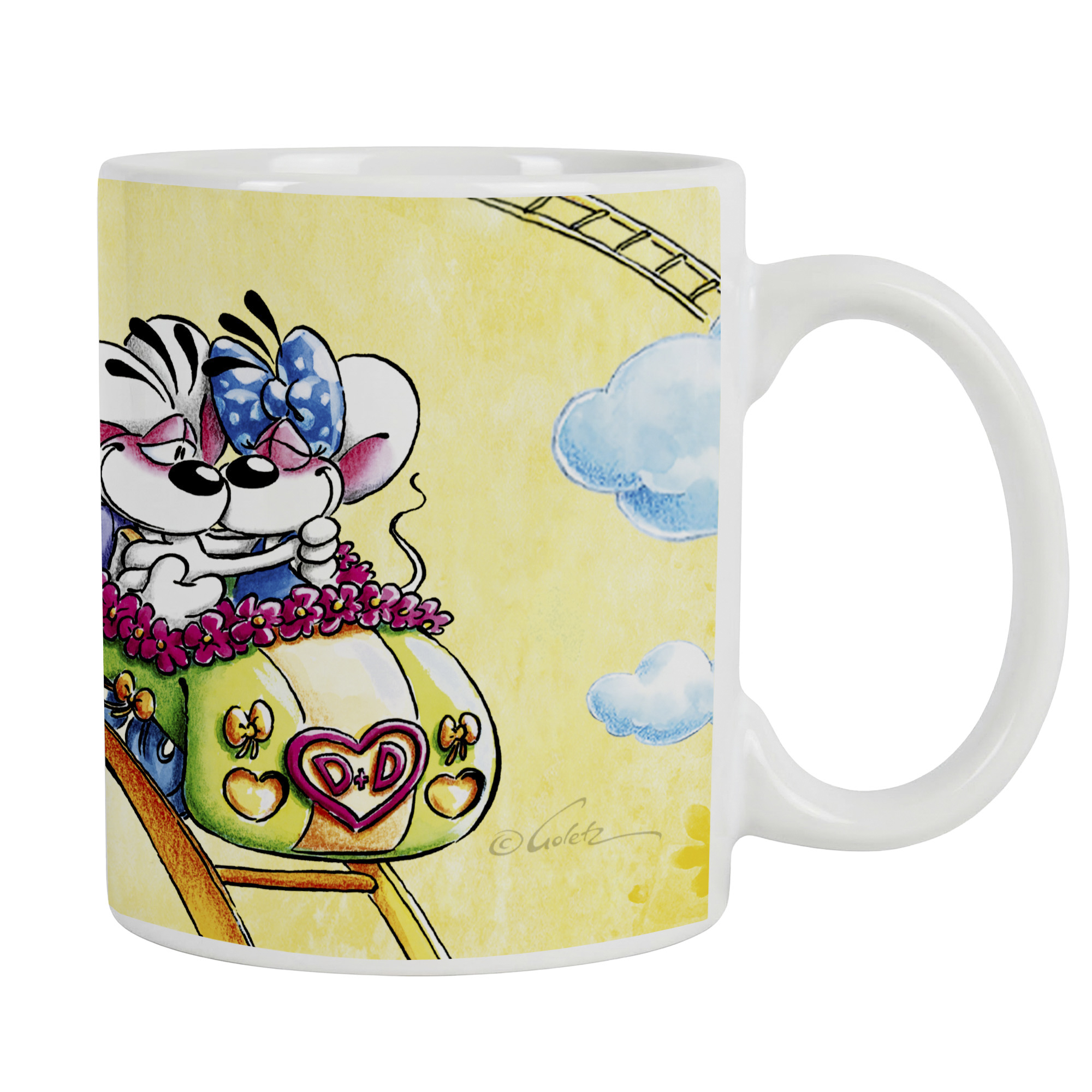 Diddl - Tasse gelb