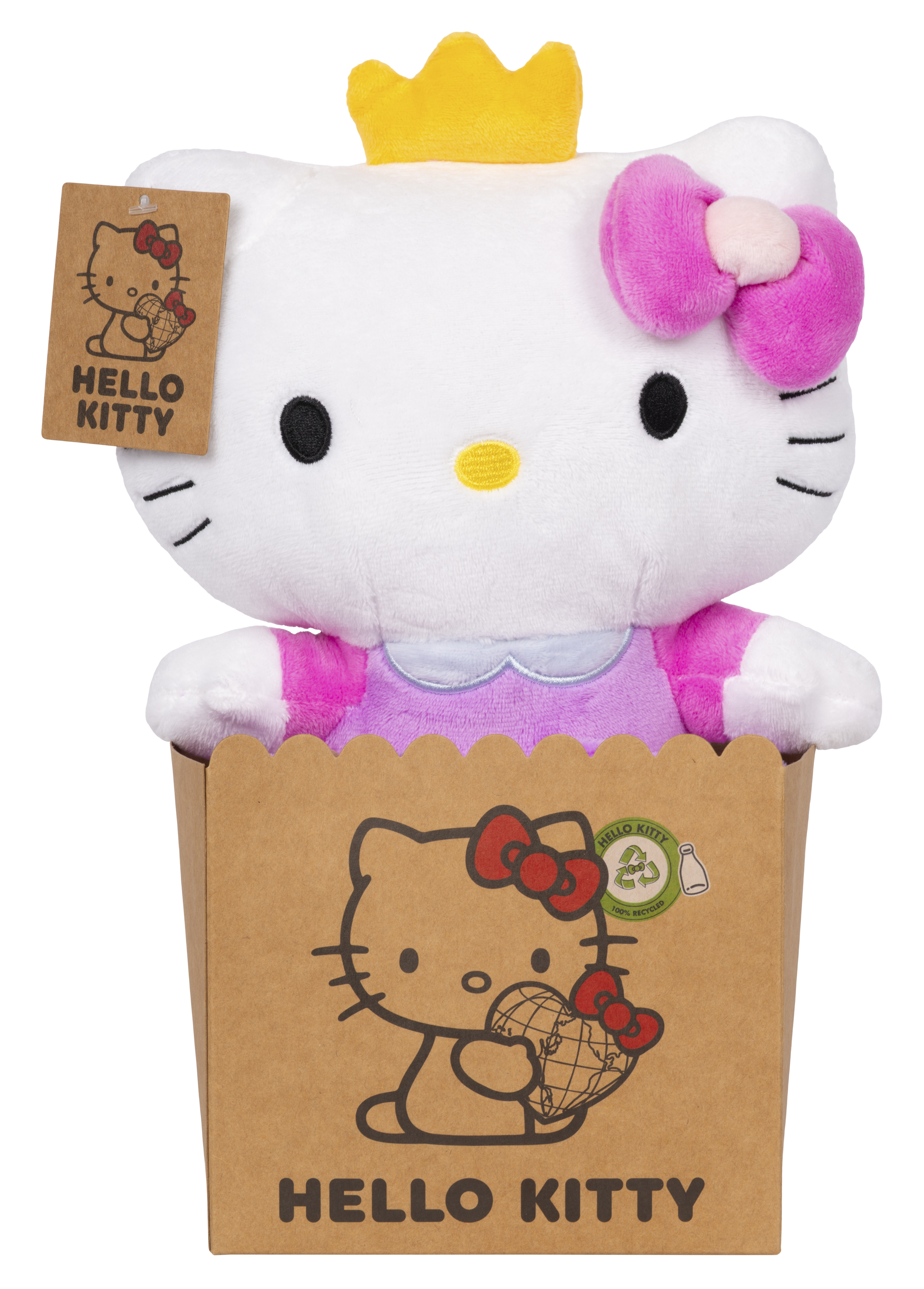 Hello Kitty - Prinzessin Plüsch pink 25 cm