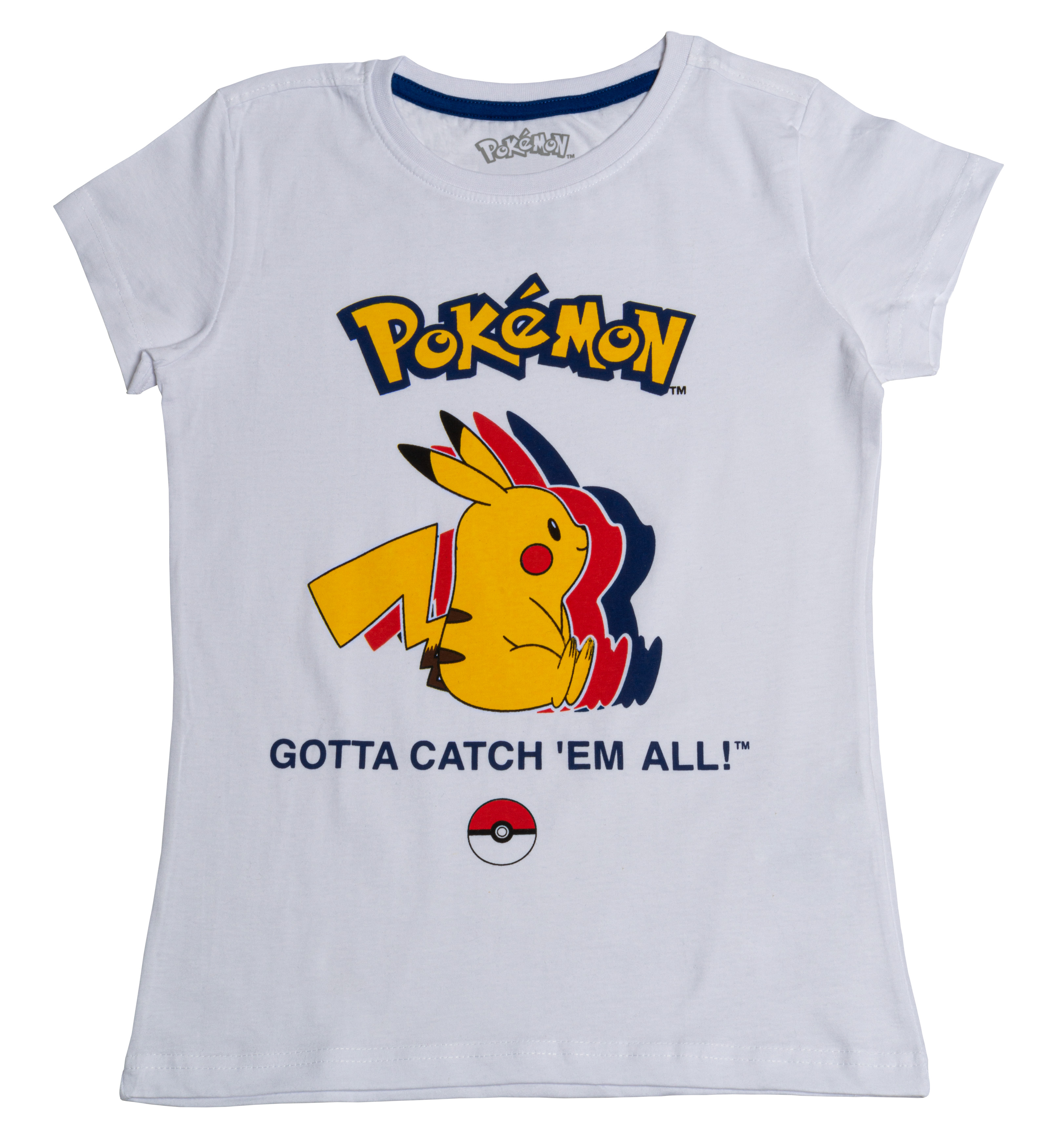 Pokémon - Pika Silhouette - Girls T-Shirt Gr. 146/152