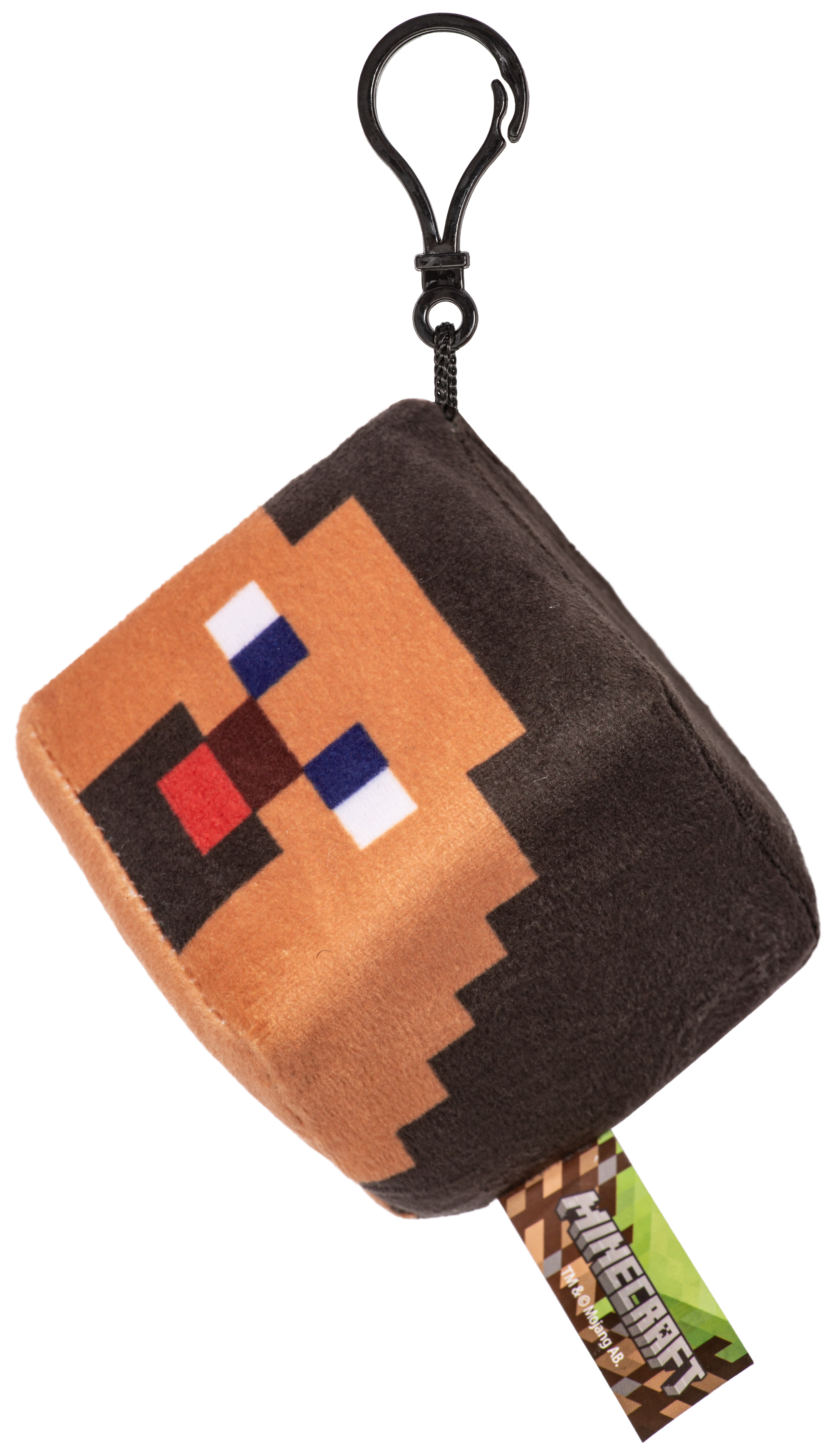 Minecraft - Steve Head - Plüsch Clip-on 10 cm