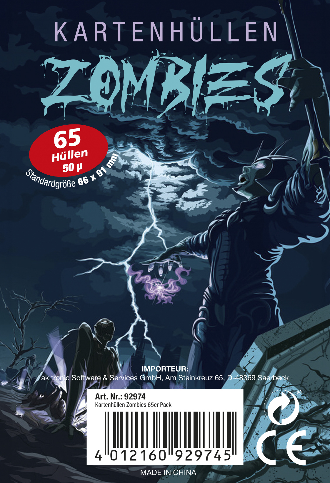 Kartenhüllen - Zombies 65er Pack Kartenhüllen - Zombies 65er Pack