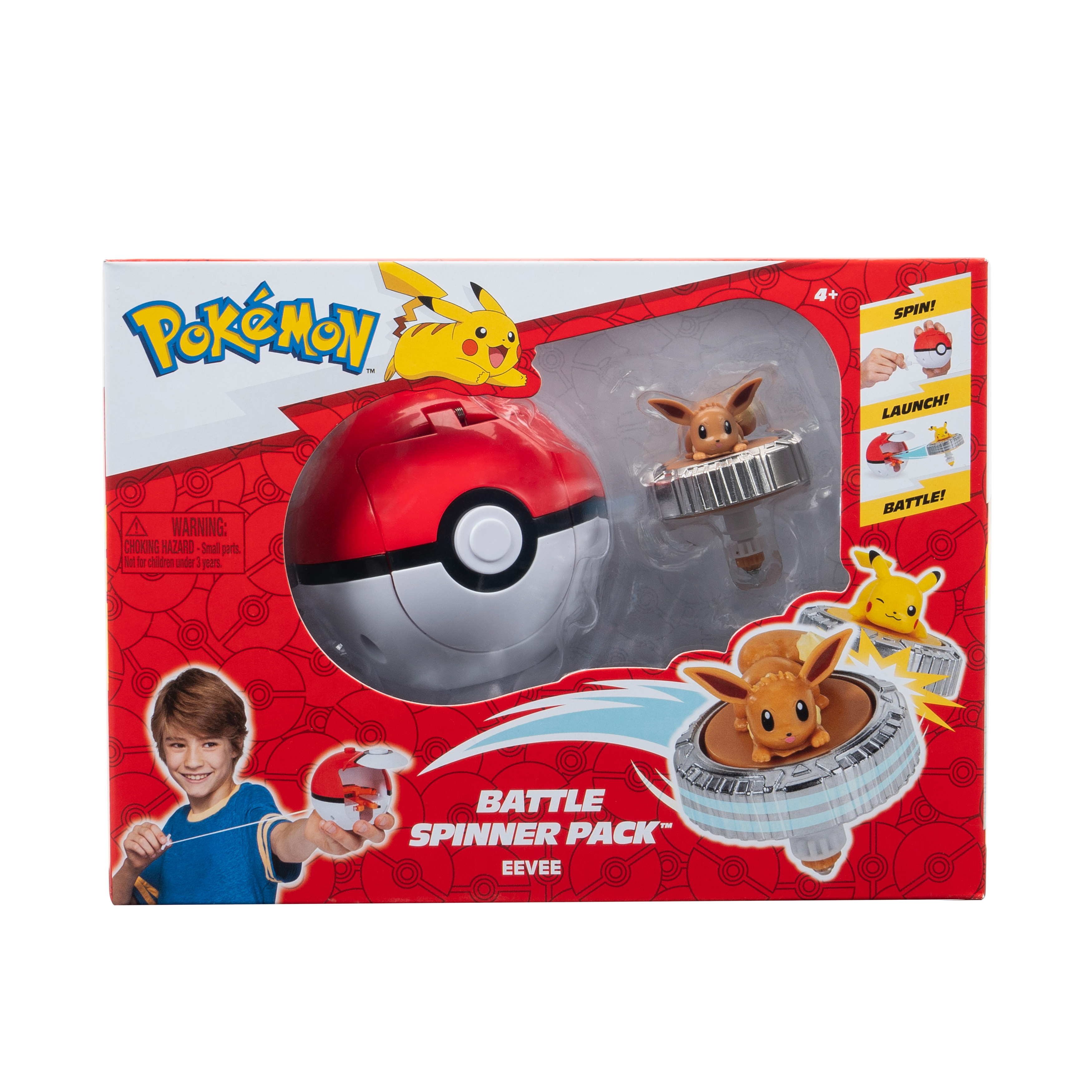 Pokémon - Battle Spinner Game Single - Evoli & Pokéball Pokémon - Battle Spinner Game Single - Evoli & Pokéball