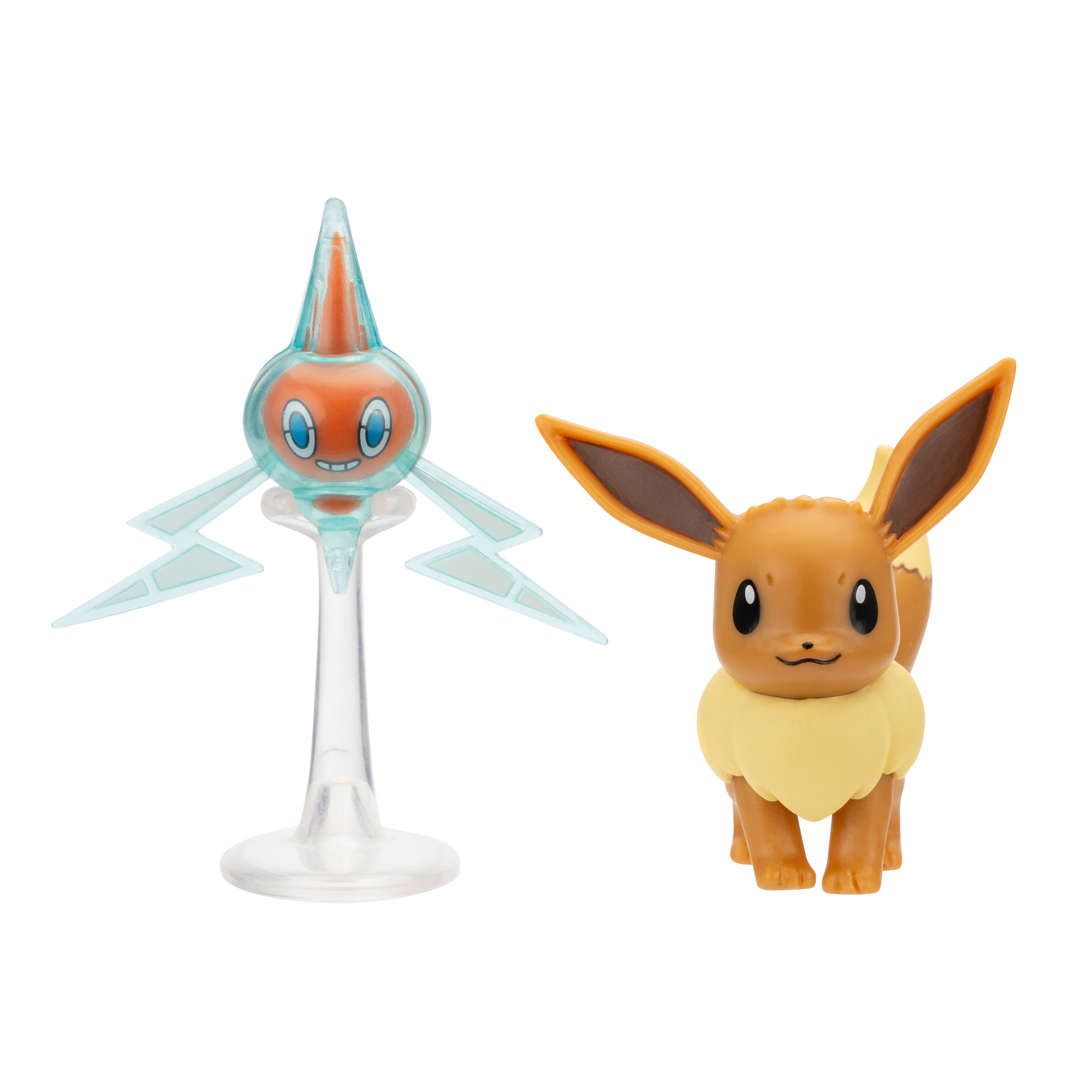 Pokémon - Battle Figur 2er Pack - Evoli & Rotom