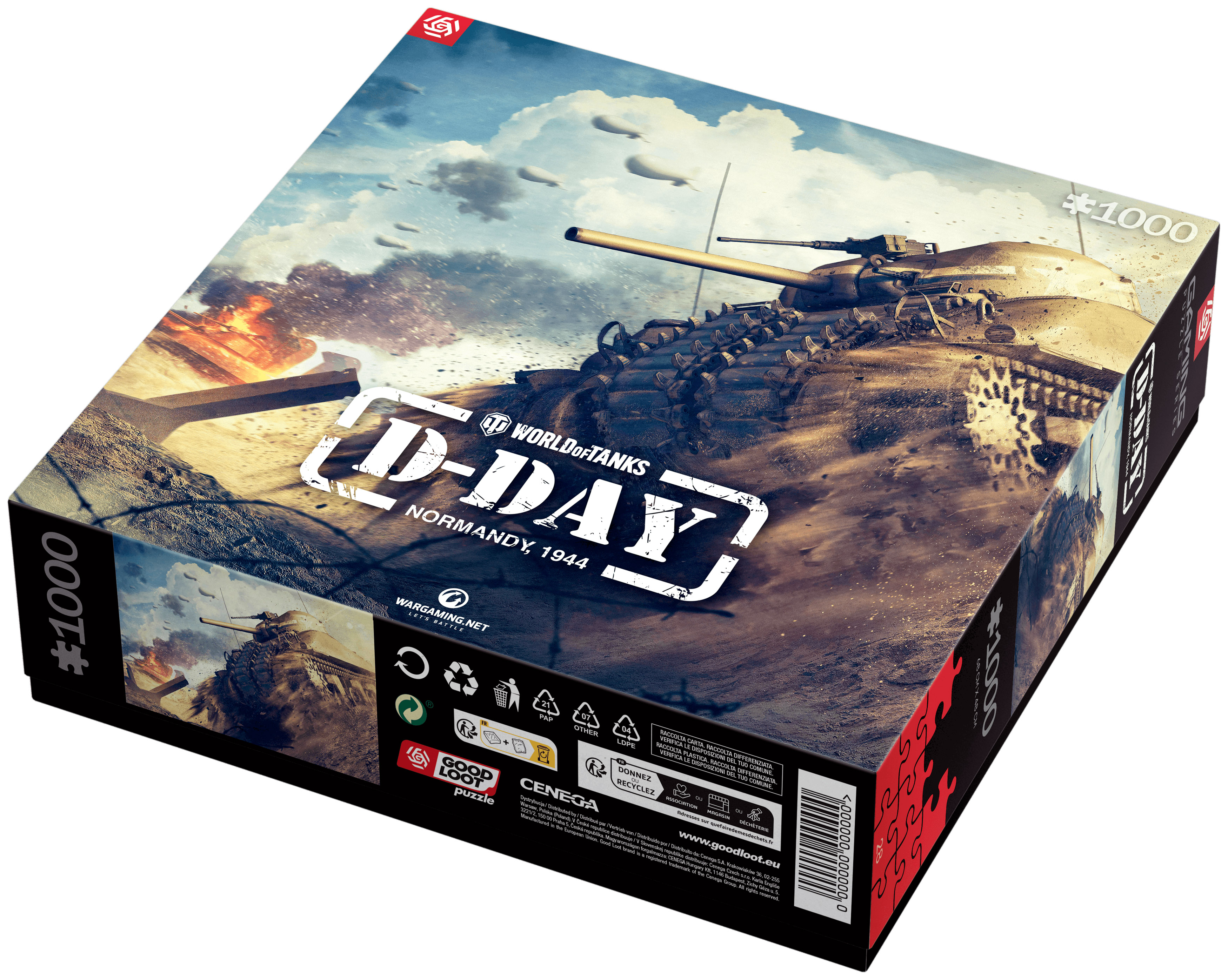 Puzzle - World of Tanks D-Day - 1000 Teile