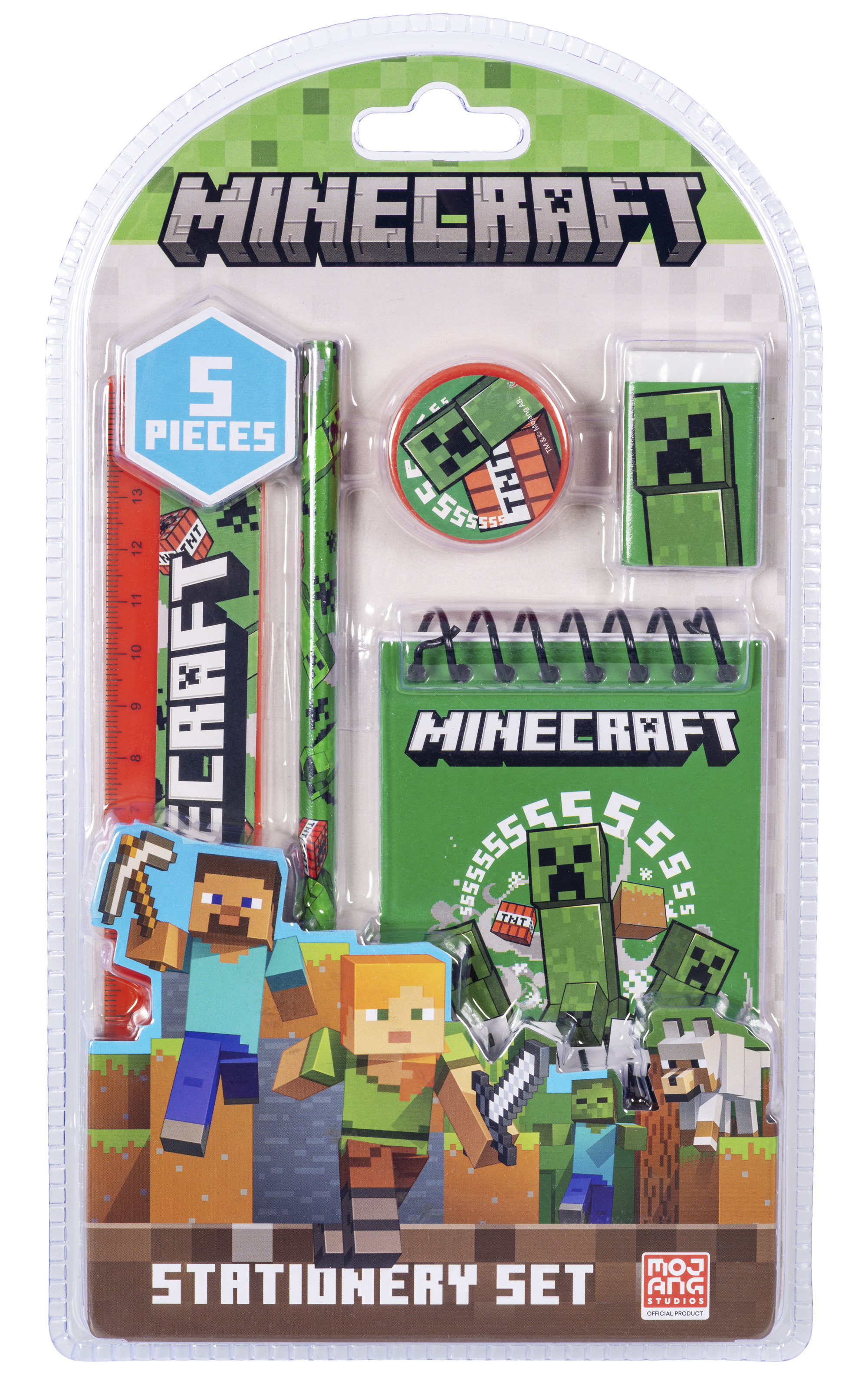 Minecraft - Schreibwaren Set