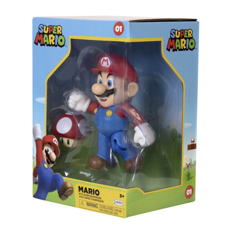 Super Mario - Mario 10 cm Figur (Sammlerbox)