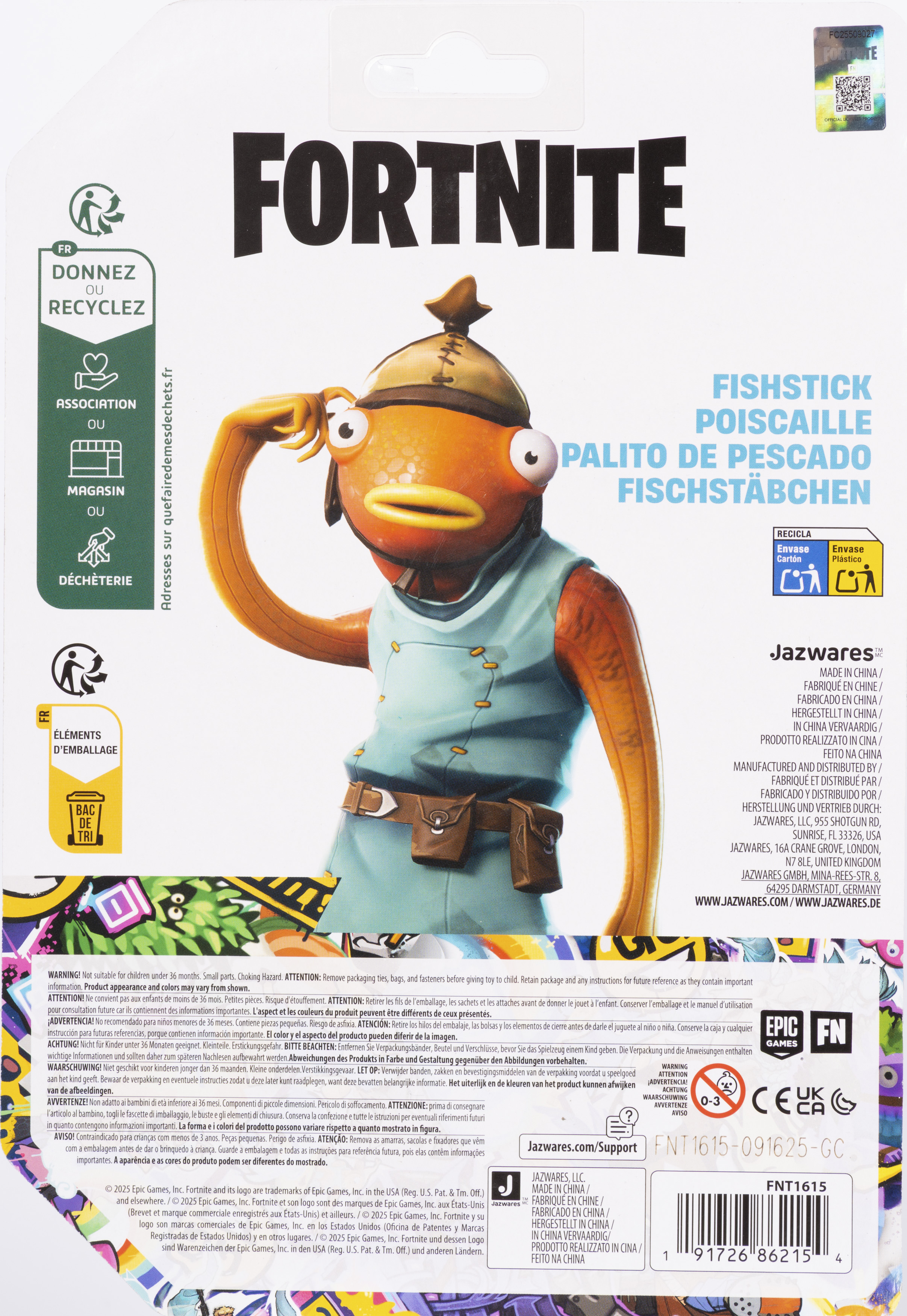 Fortnite - Figur Fishstick 15 cm