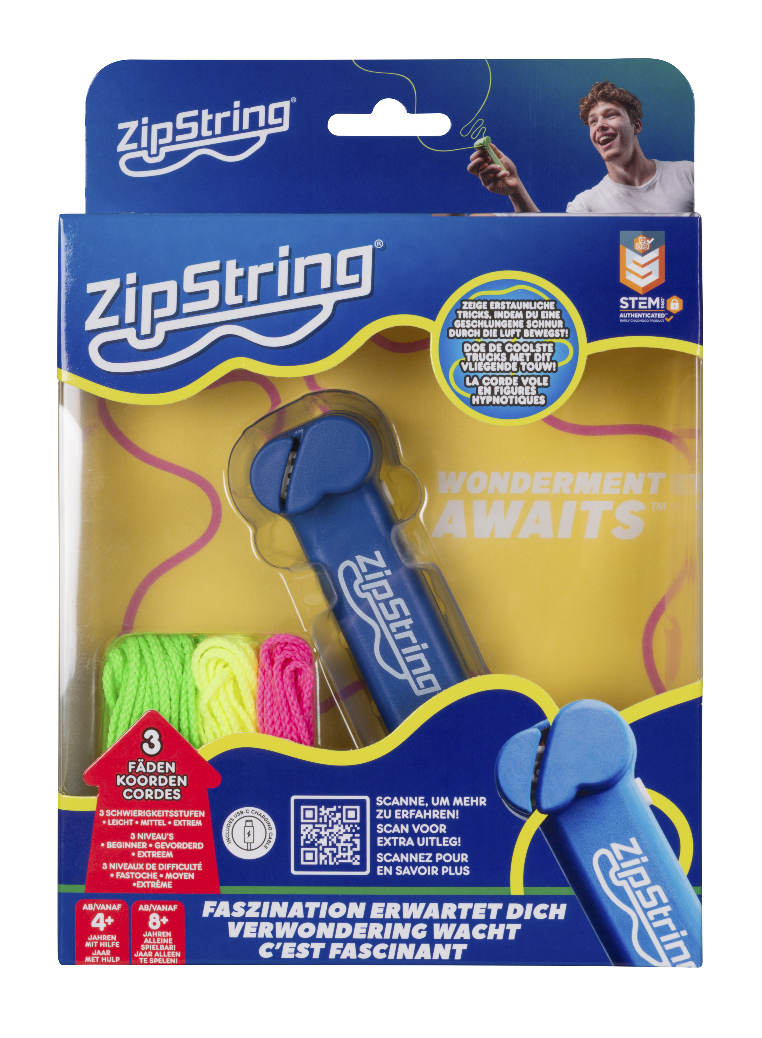 ZipString - blau
