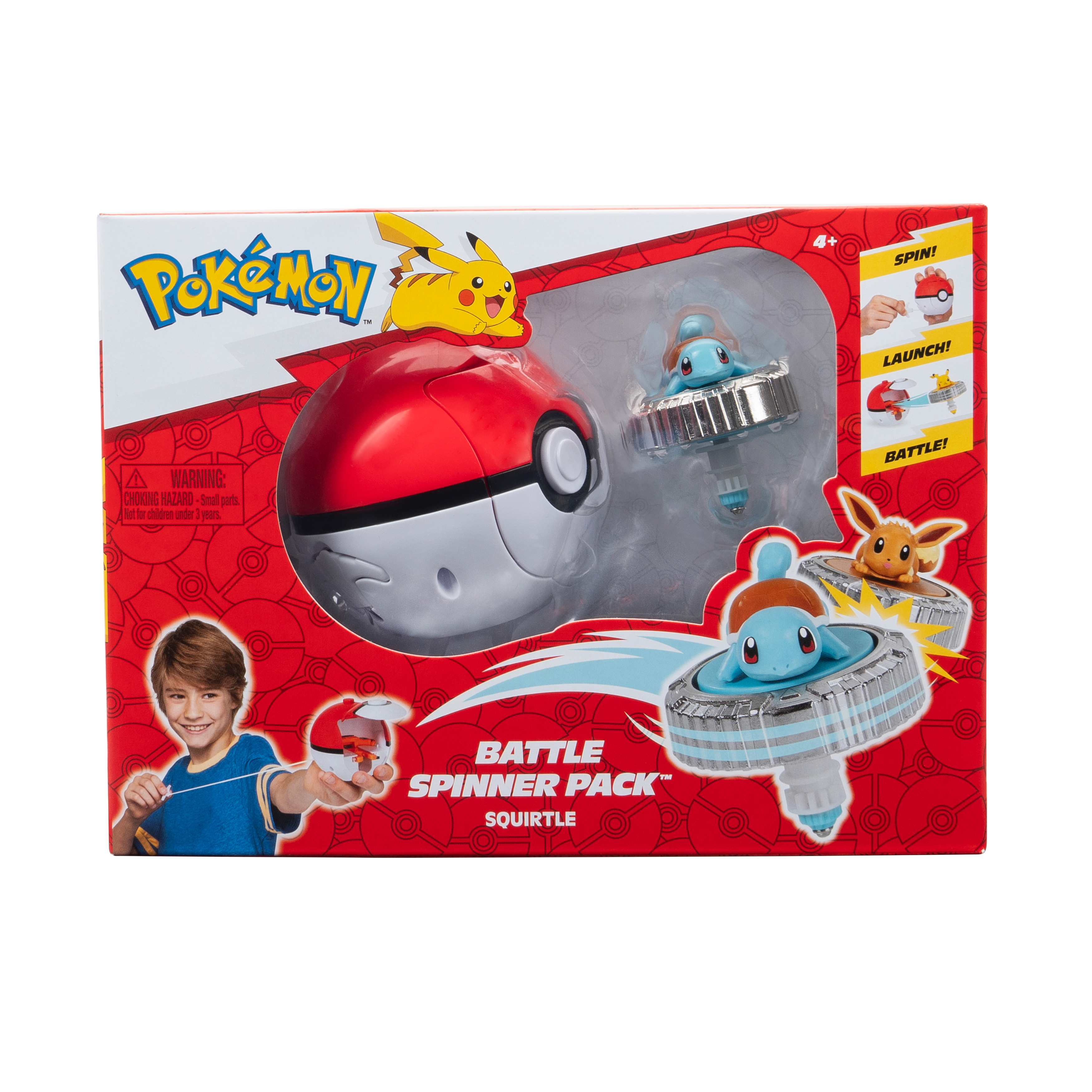 Pokémon - Battle Spinner Game Single - Schiggy & Pokéball Pokémon - Battle Spinner Game Single - Schiggy & Pokéball