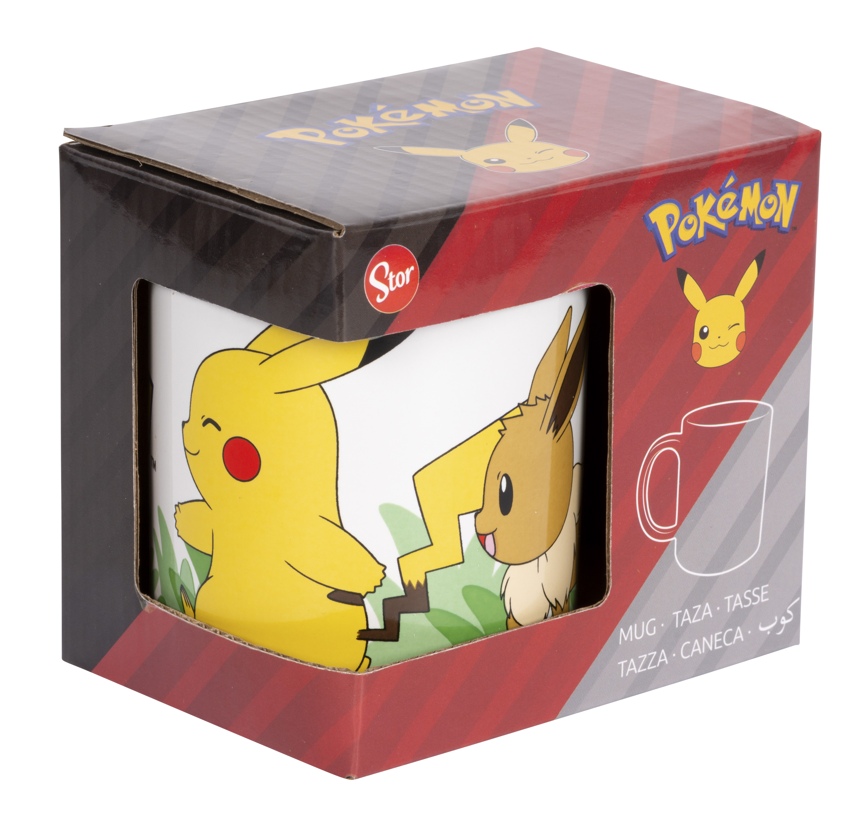 Pokémon - Tasse Pikachu & Evoli