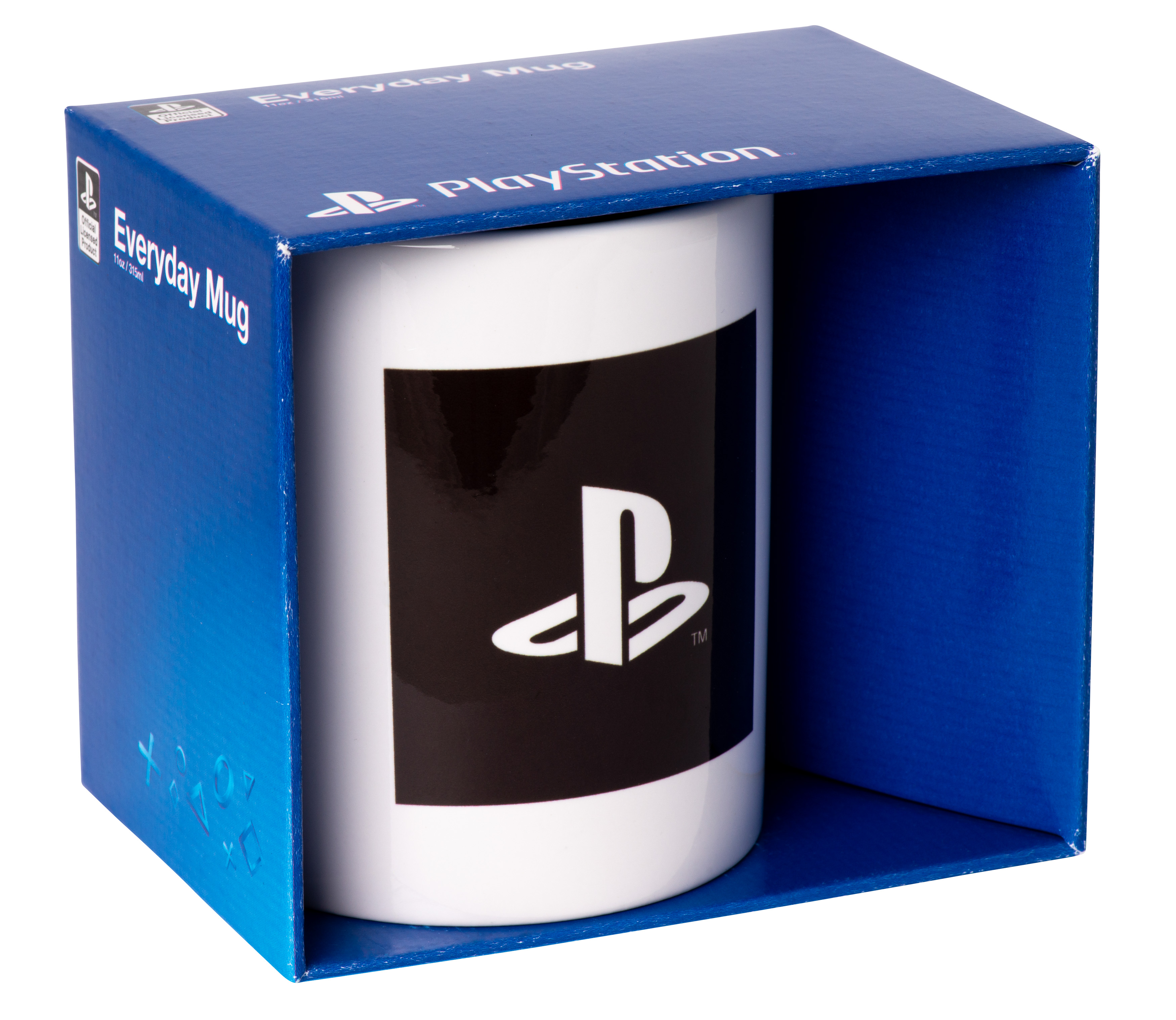 Tasse - PlayStation Logo schwarz-weiss