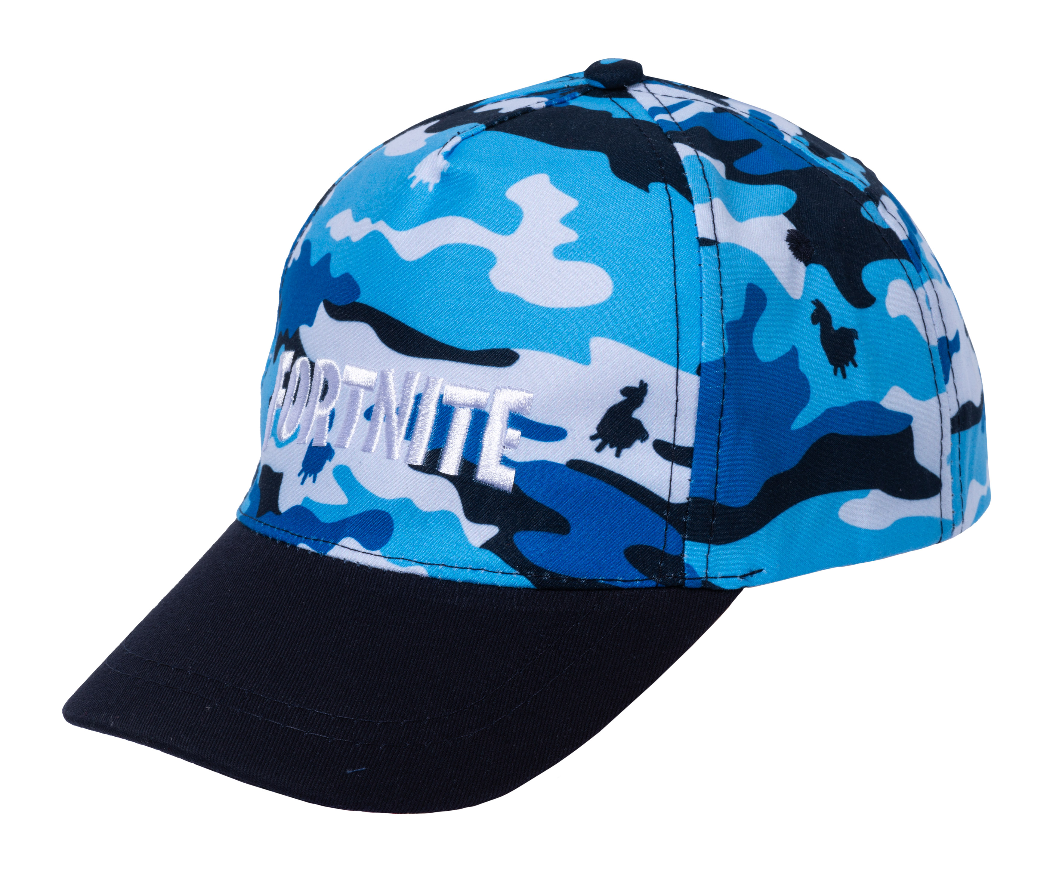 Kappe - Fortnite - camouflage blau