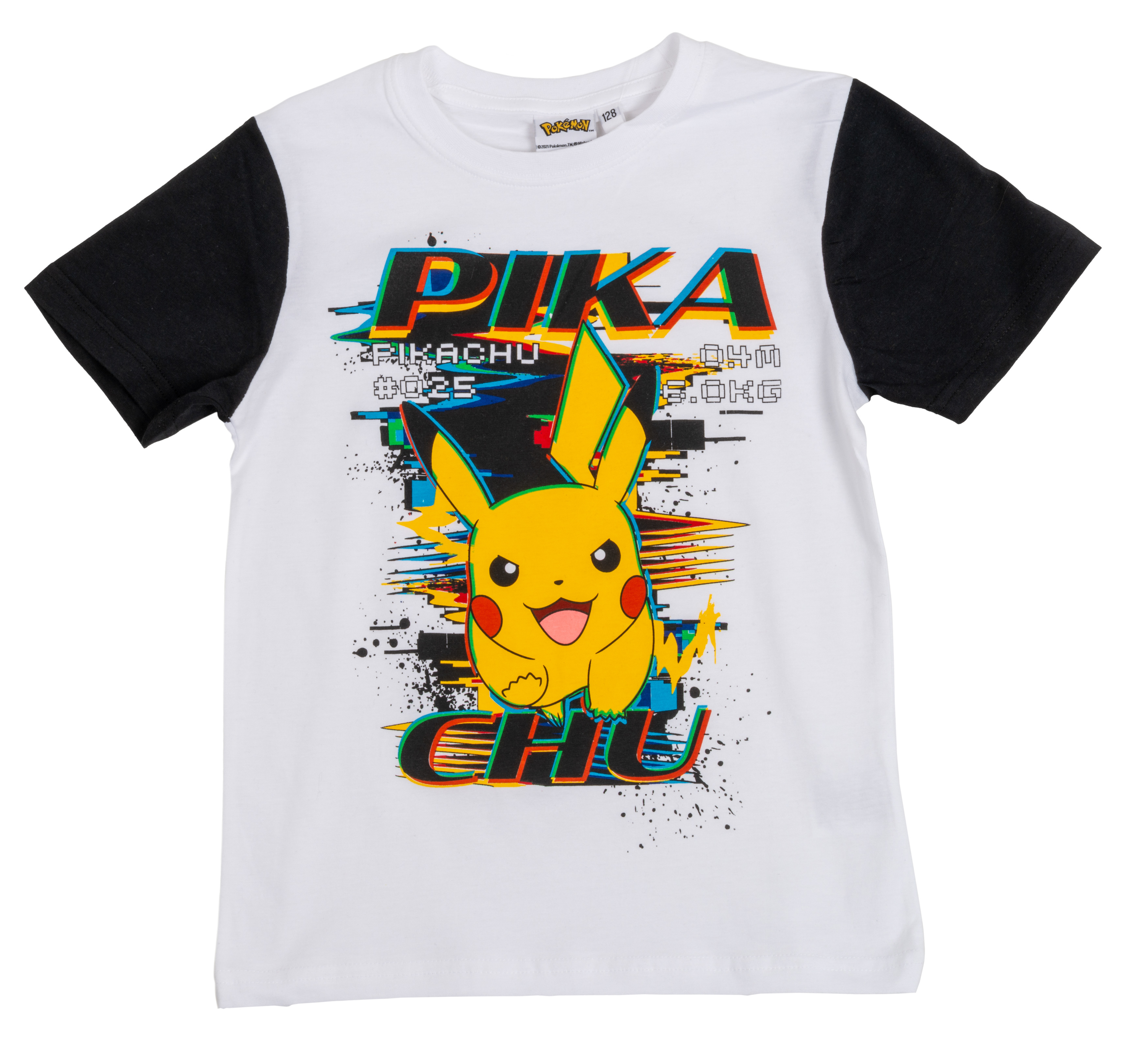 Pokémon - T-Shirt - Pikachu weiß 152 cm