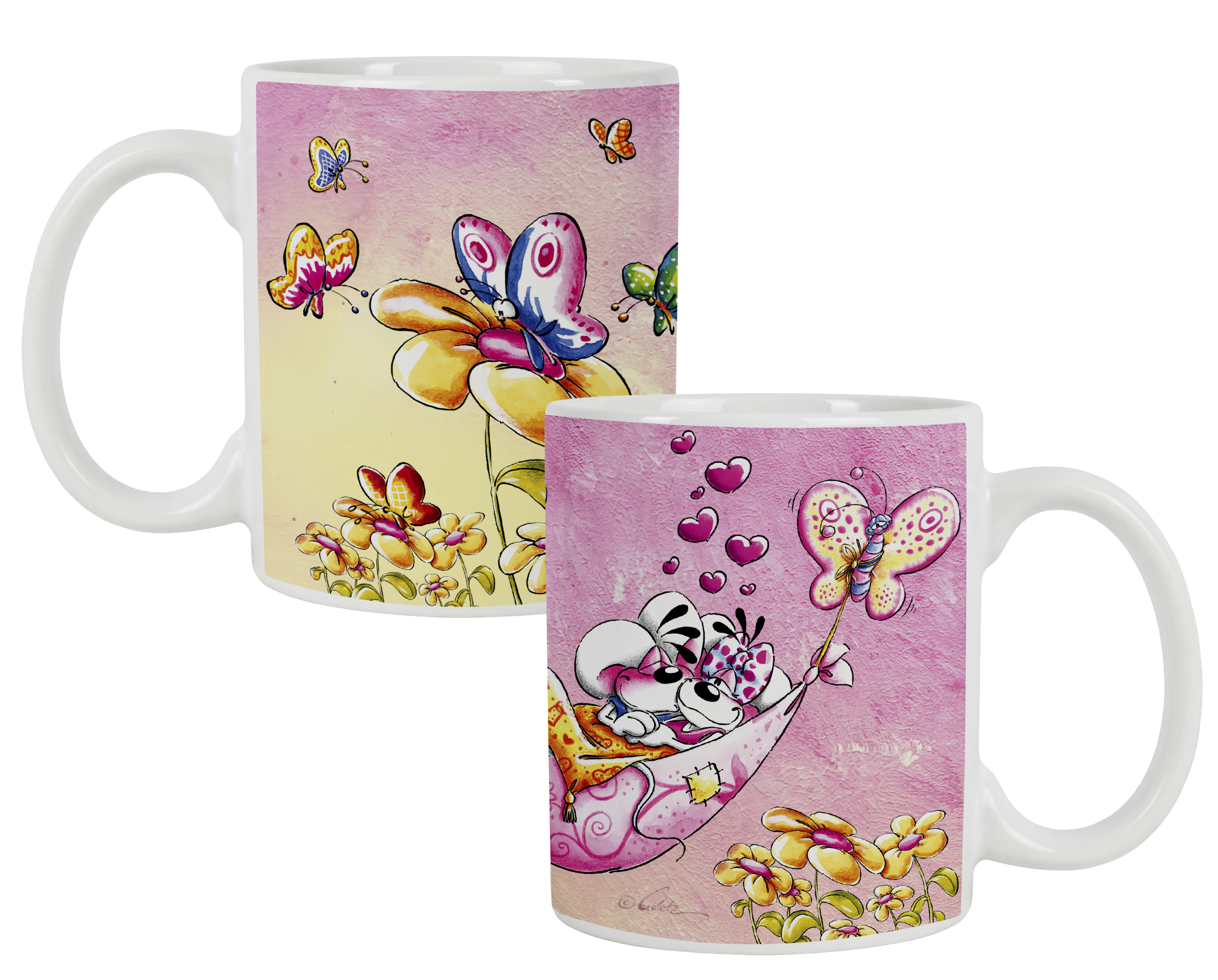 Diddl - Tasse rosa