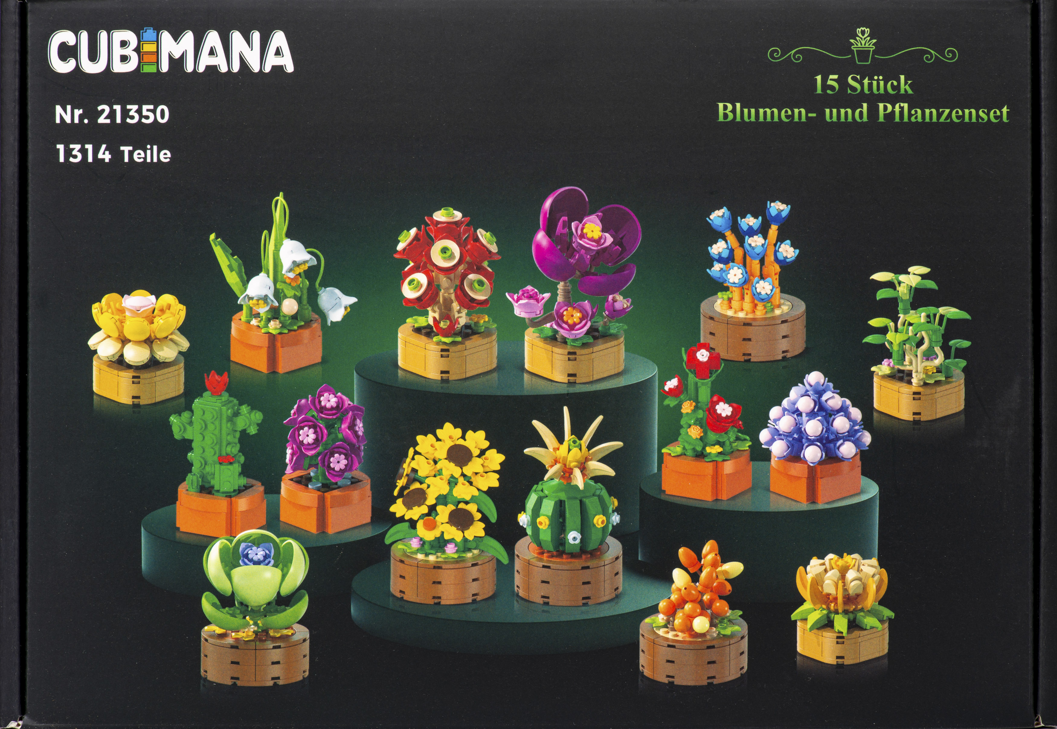 15er Blumen & Pflanzen Set