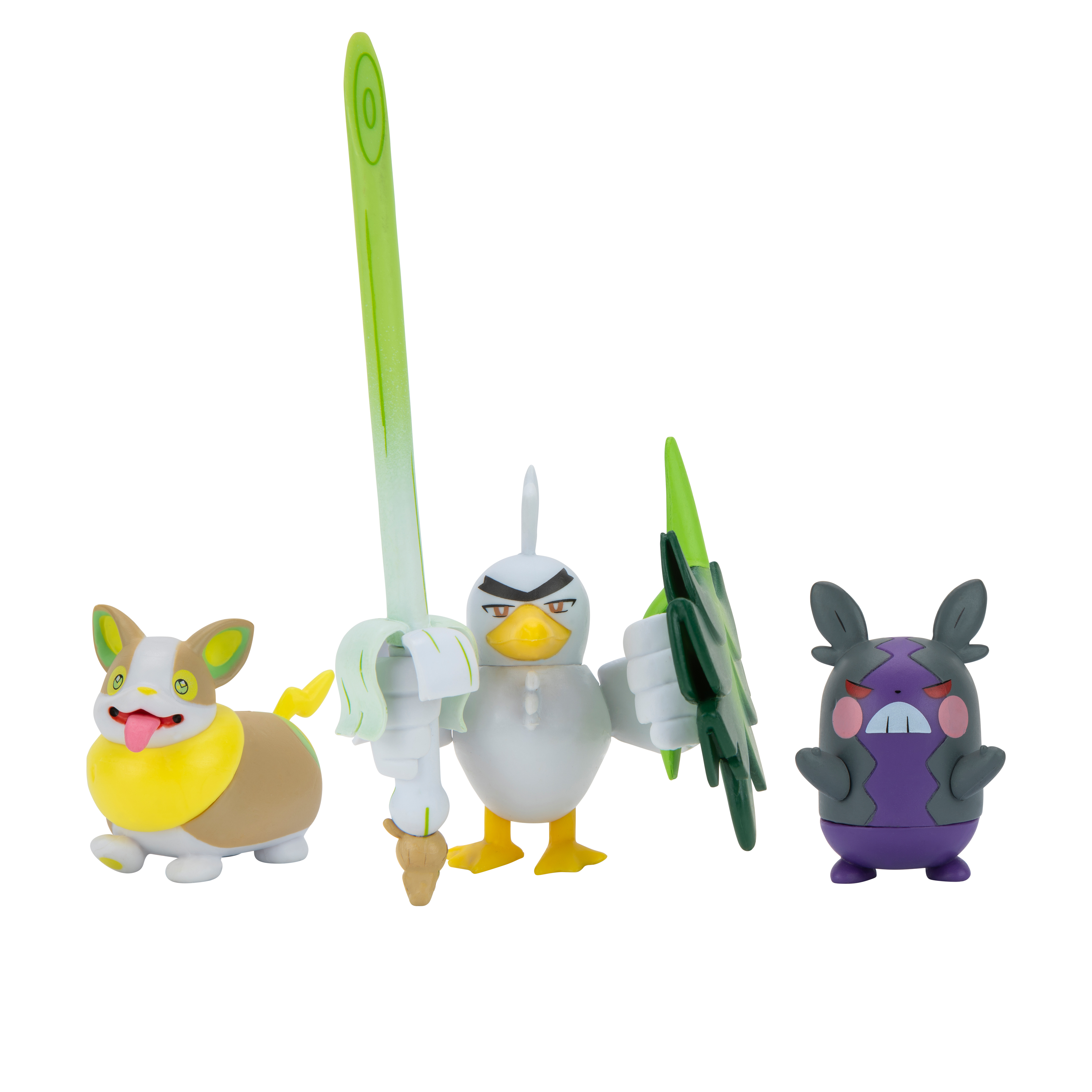 Pokémon - Battle Figur 3er Pack - Voldi, Morpeko & Lauchzelot
