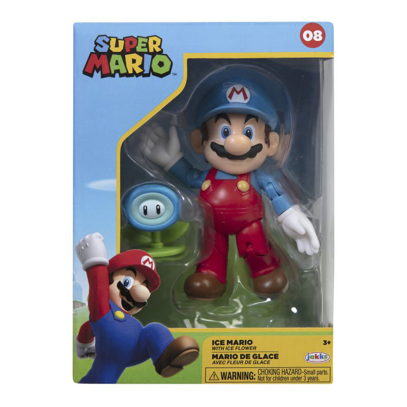 Super Mario - Ice Mario 10 cm Figur (Sammlerbox)