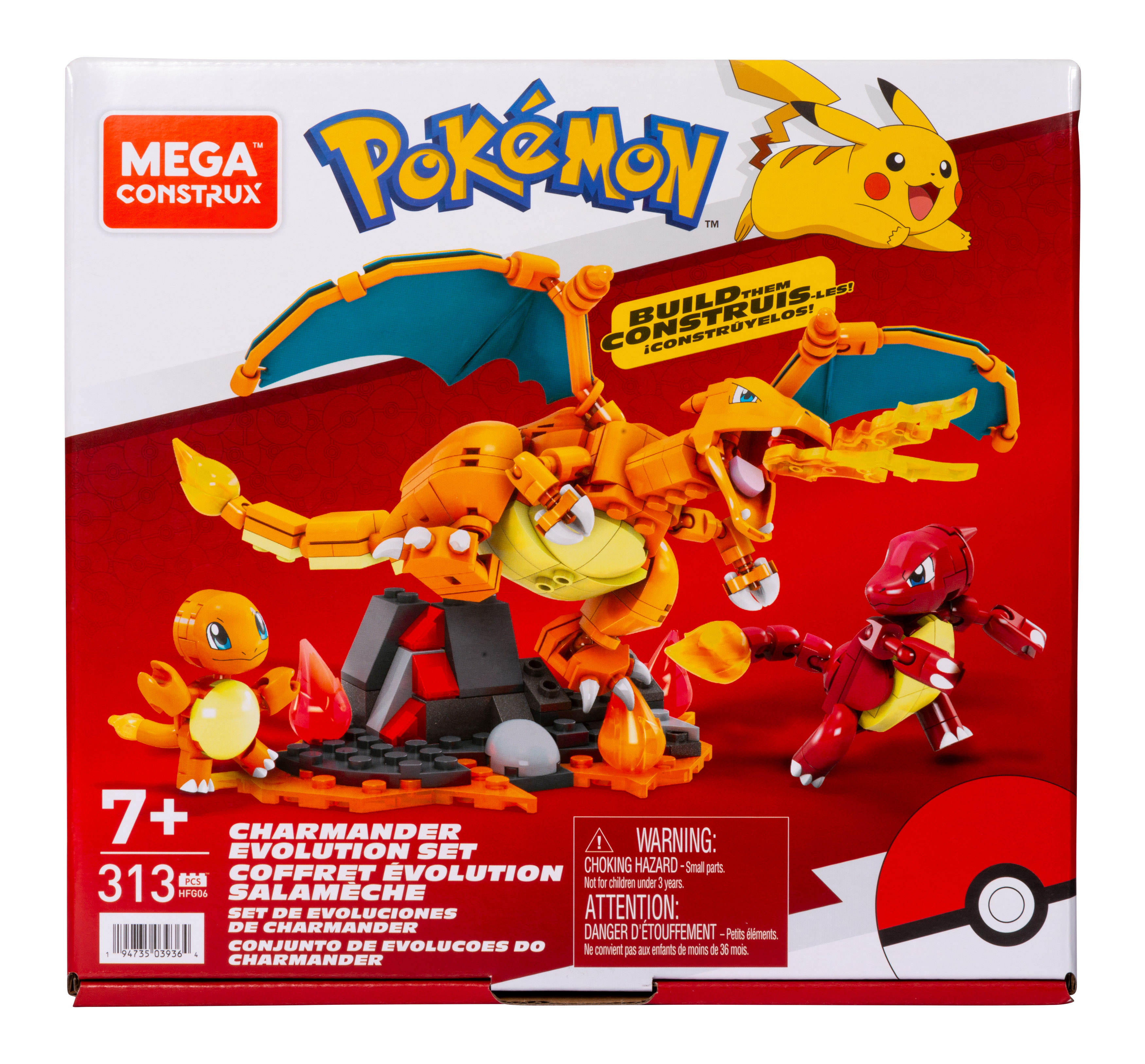 MEGA Pokémon - Glumanda Evolution Set