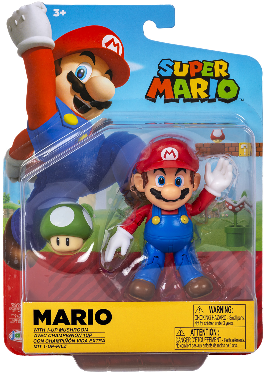 Super Mario - Mario Figur + Pilz 10 cm