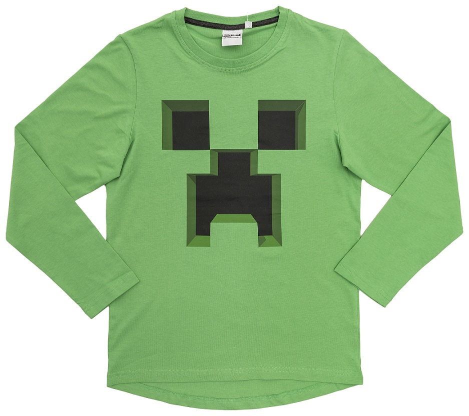 Minecraft Sweatshirt Ever Green Größe 116