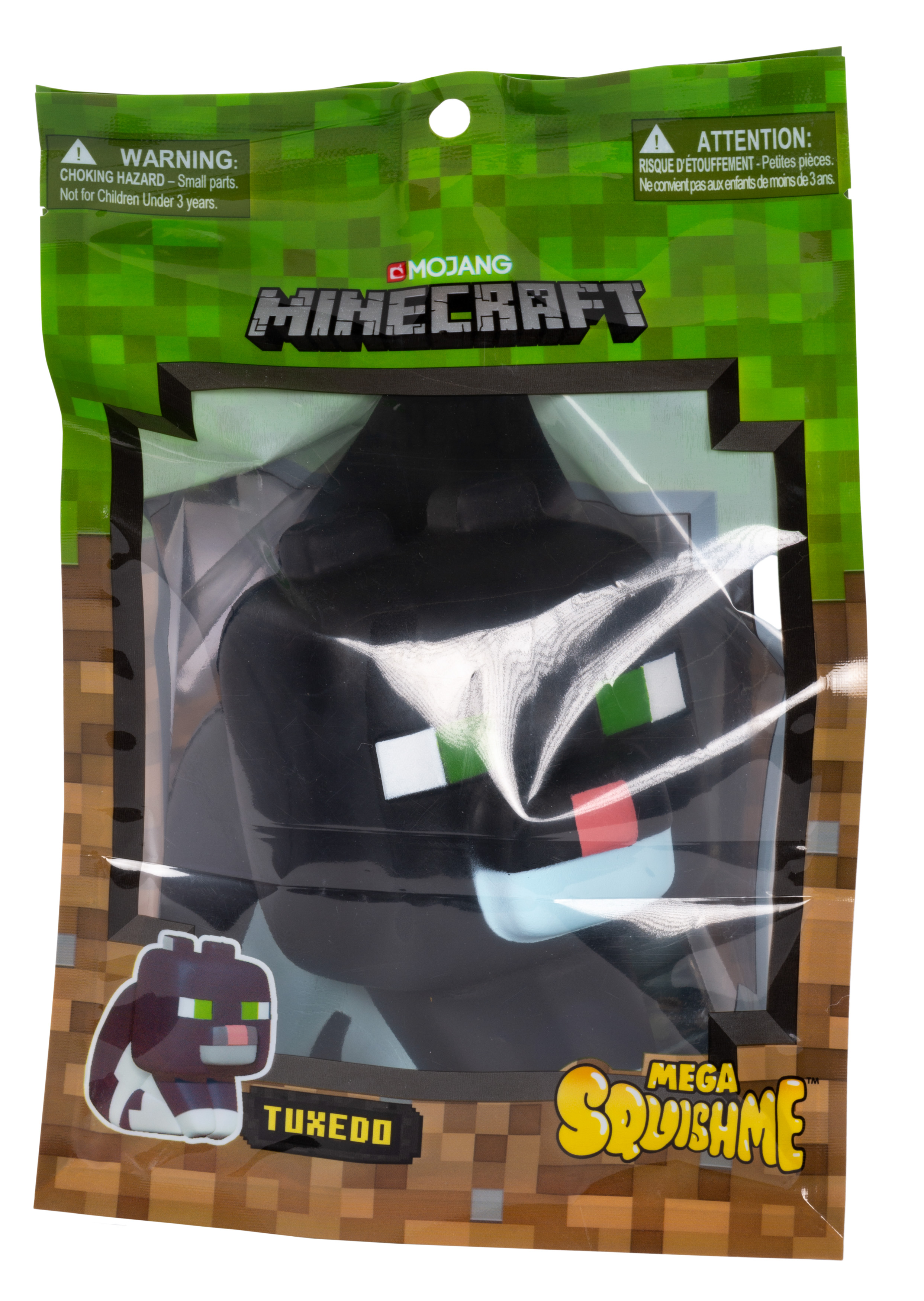 Minecraft Mega Squishme S2 - Katze schwarz
