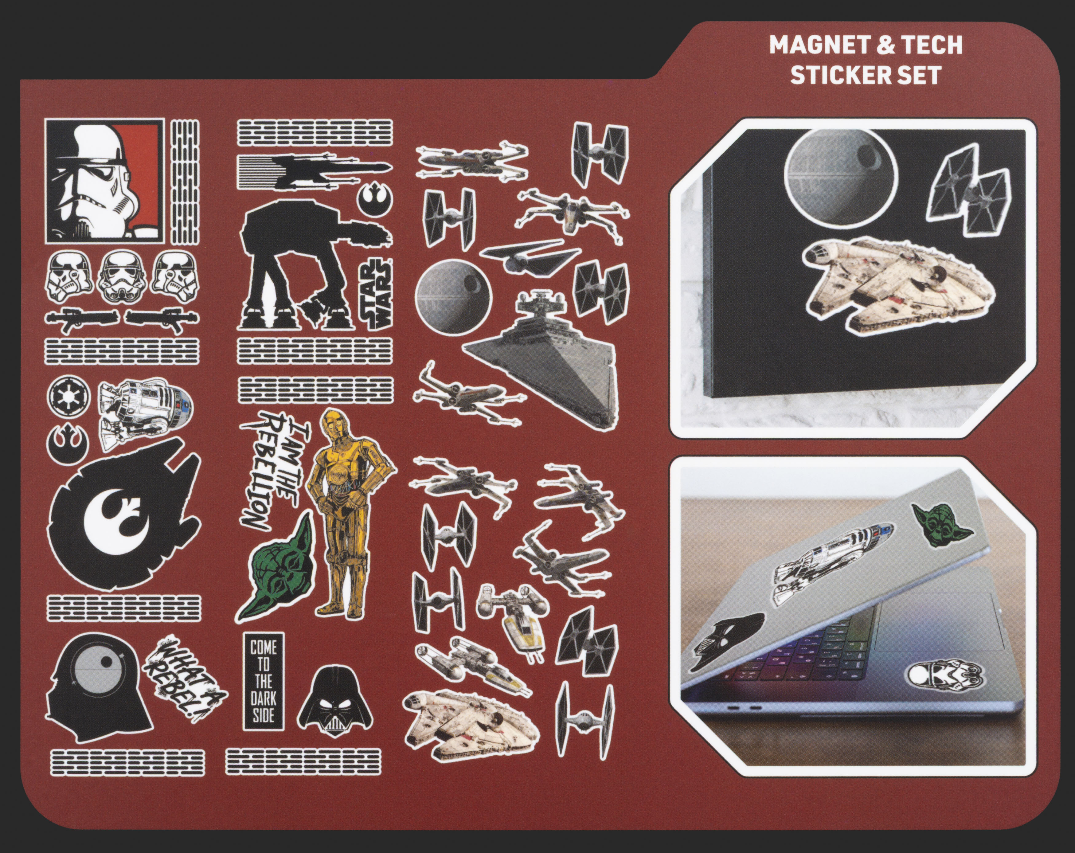 Star Wars - Magnet & Tech Sticker Set