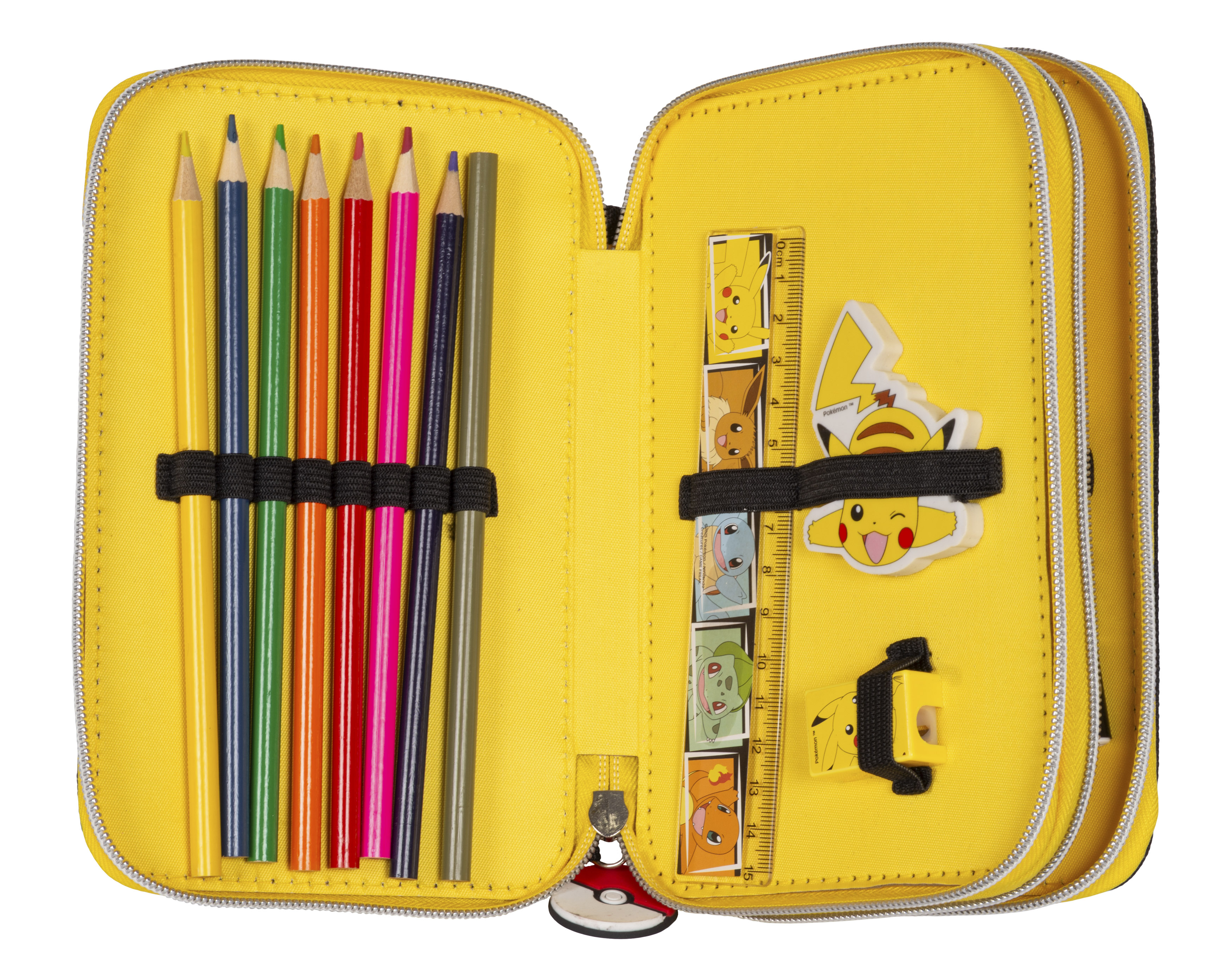 Pokémon - Federmäppchen befüllt