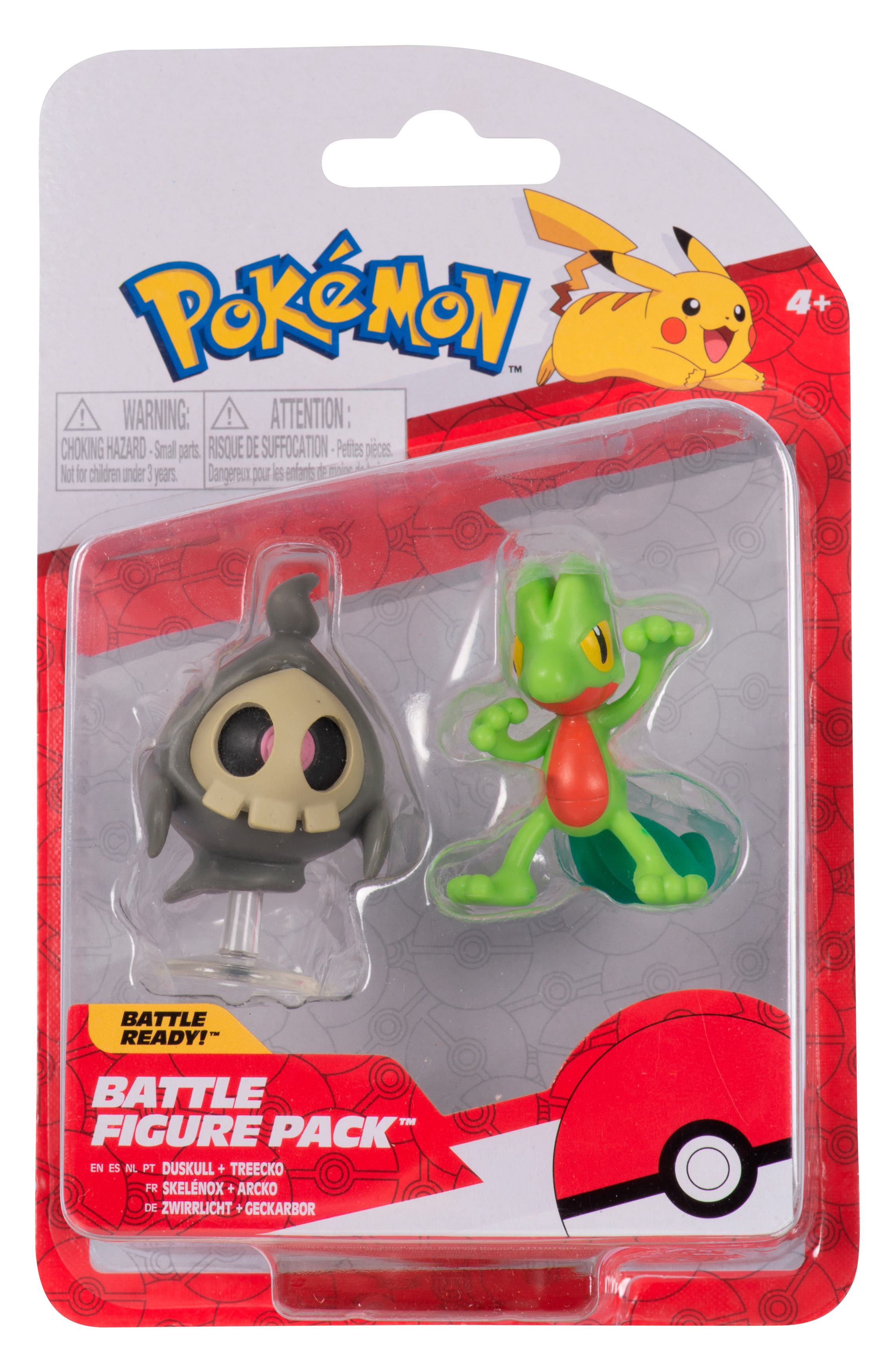 Pokémon - Battle Figure Pack - Geckarbor & Zwirrlicht