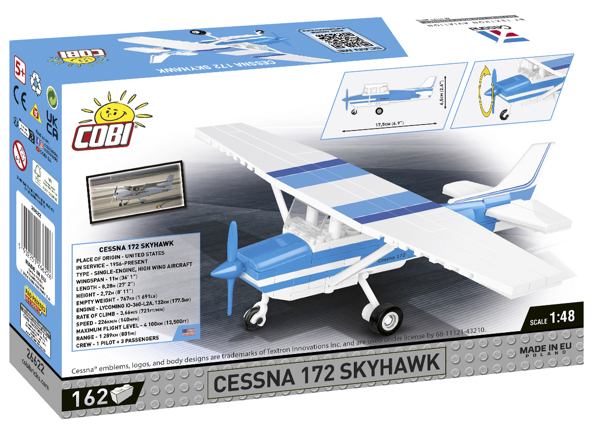 Cobi - Cessna 172 weiß-blau