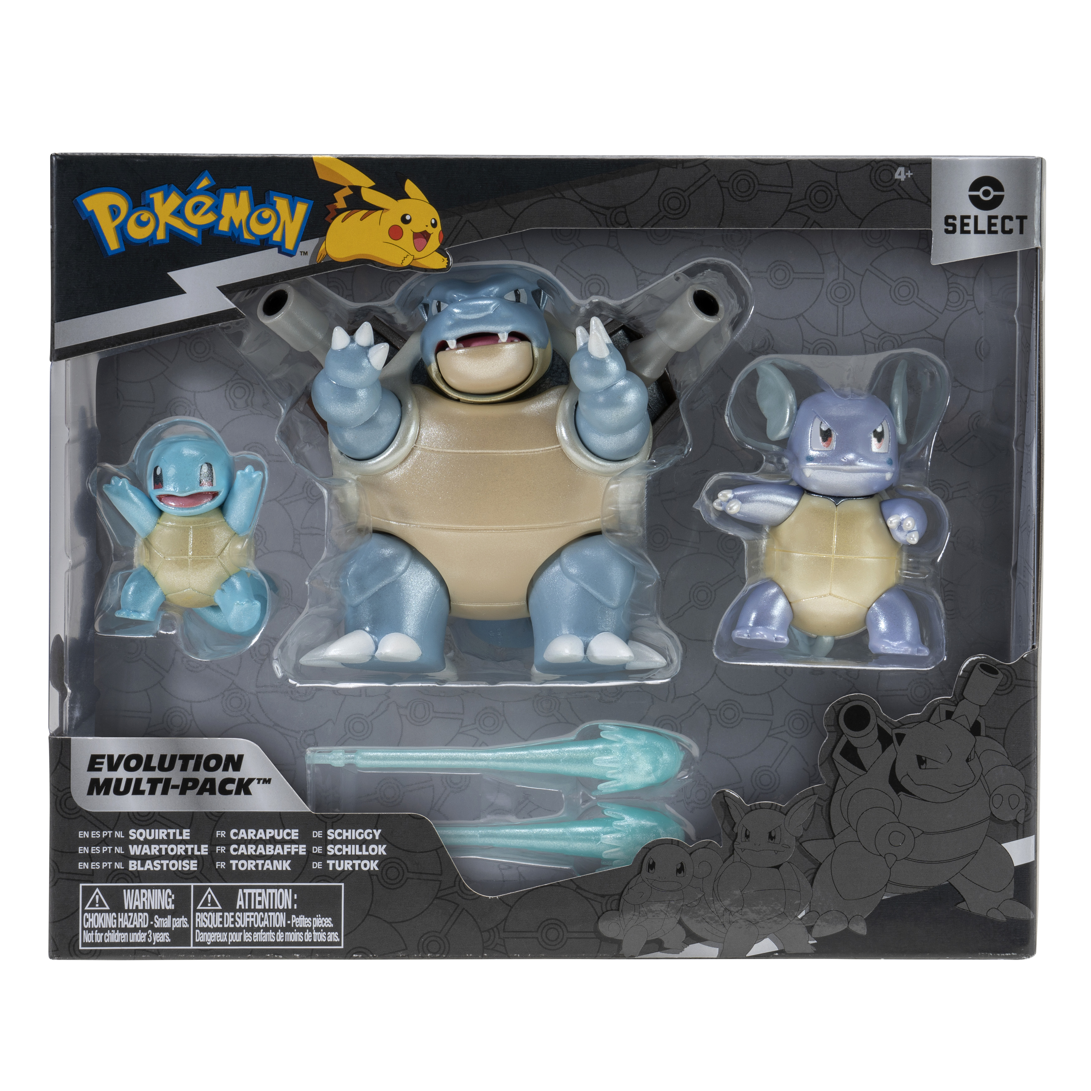 Pokémon - Select Entwicklungs Multipack - Schiggy, Schillok & Turtok