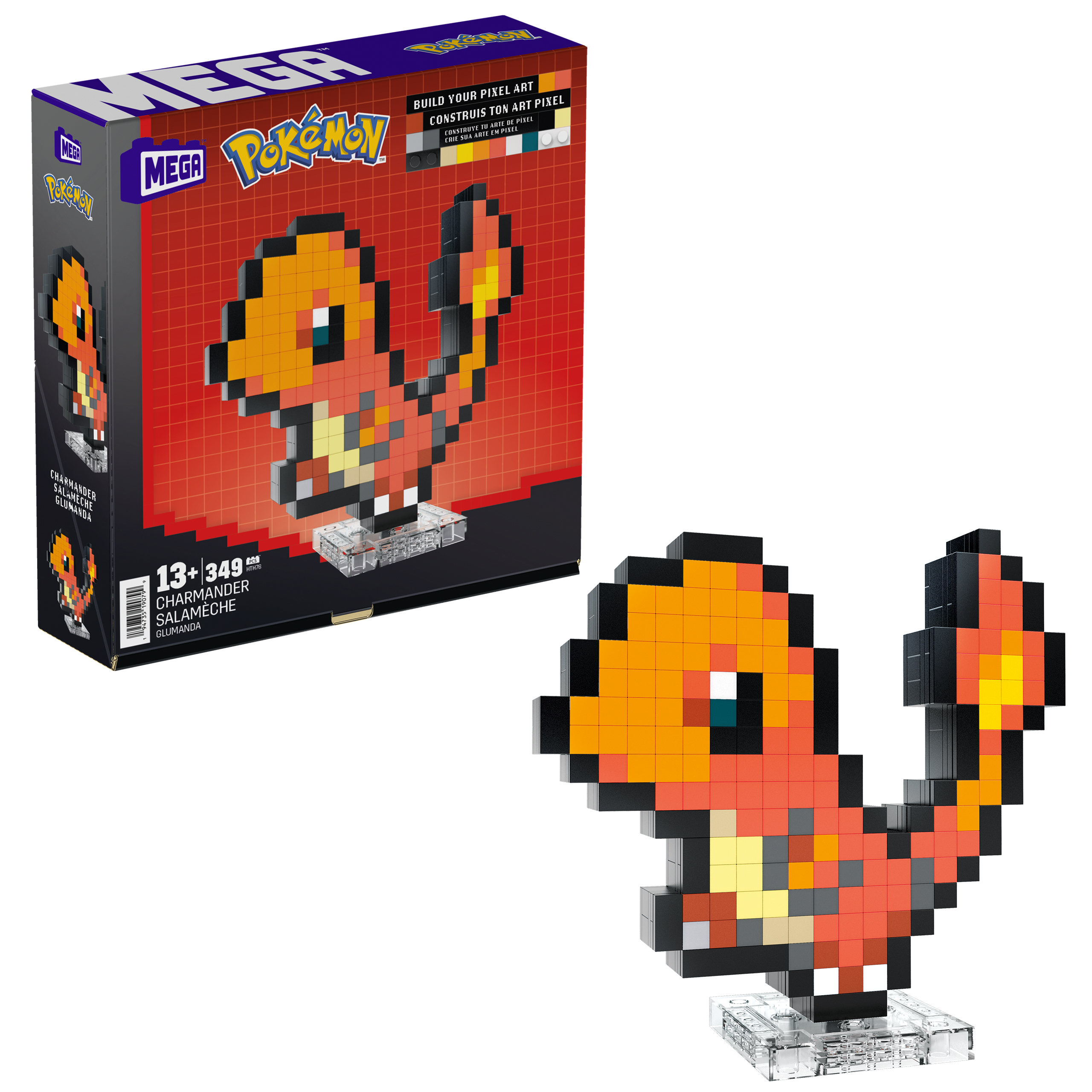 MEGA Pokémon - Glumanda Pixel MEGA Pokémon - Glumanda Pixel