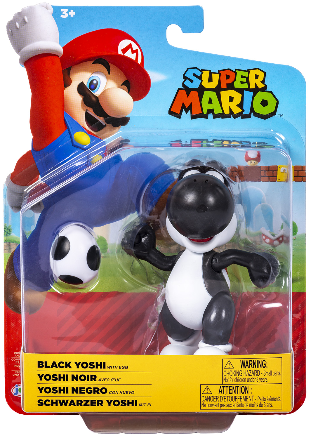 Super Mario - Black Yoshi Figur 10 cm