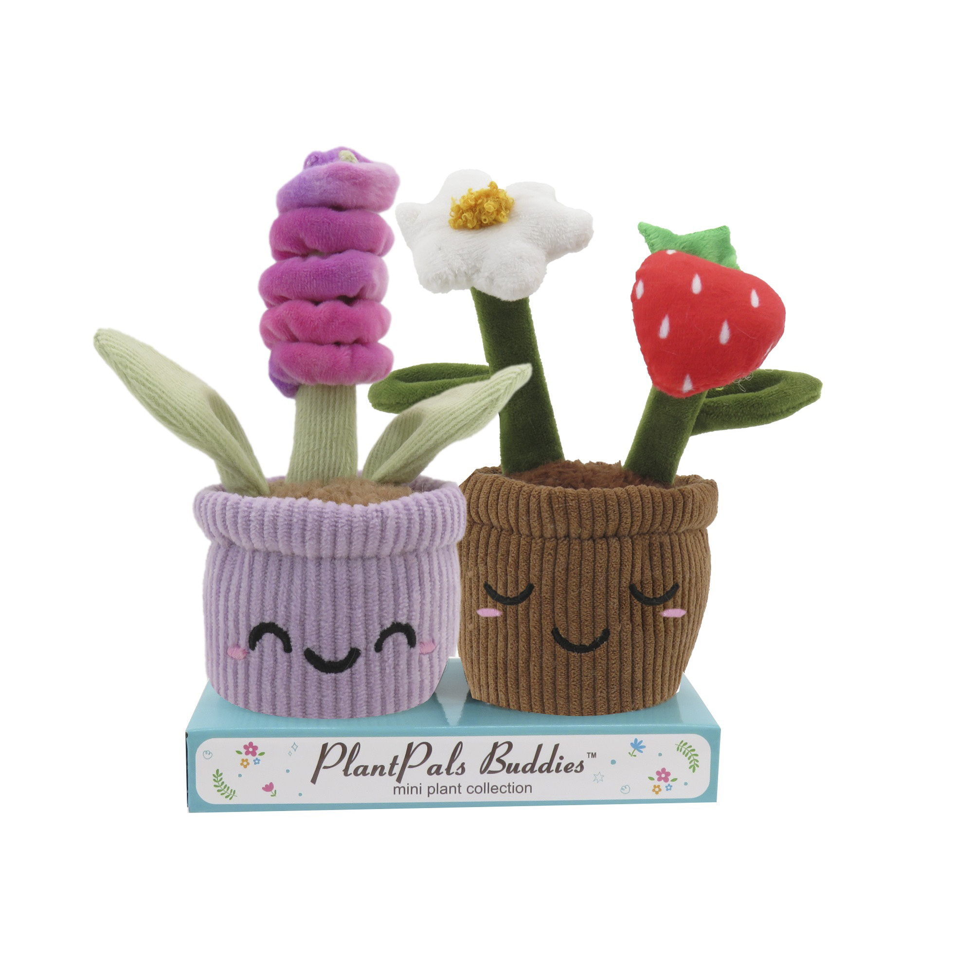 Plantset-  Erdbeere + Hyazinthe 15 cm Plüsch