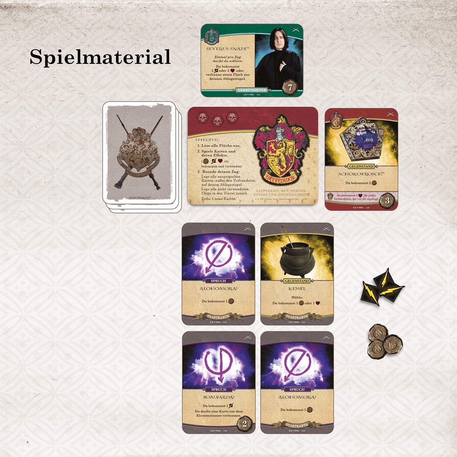 Harry Potter - Kampf um Hogwarts - Verteidigung gegen die Dunklen Künste - Brettspiel Harry Potter - Kampf um Hogwarts - Verteidigung gegen die Dunklen Künste - Brettspiel