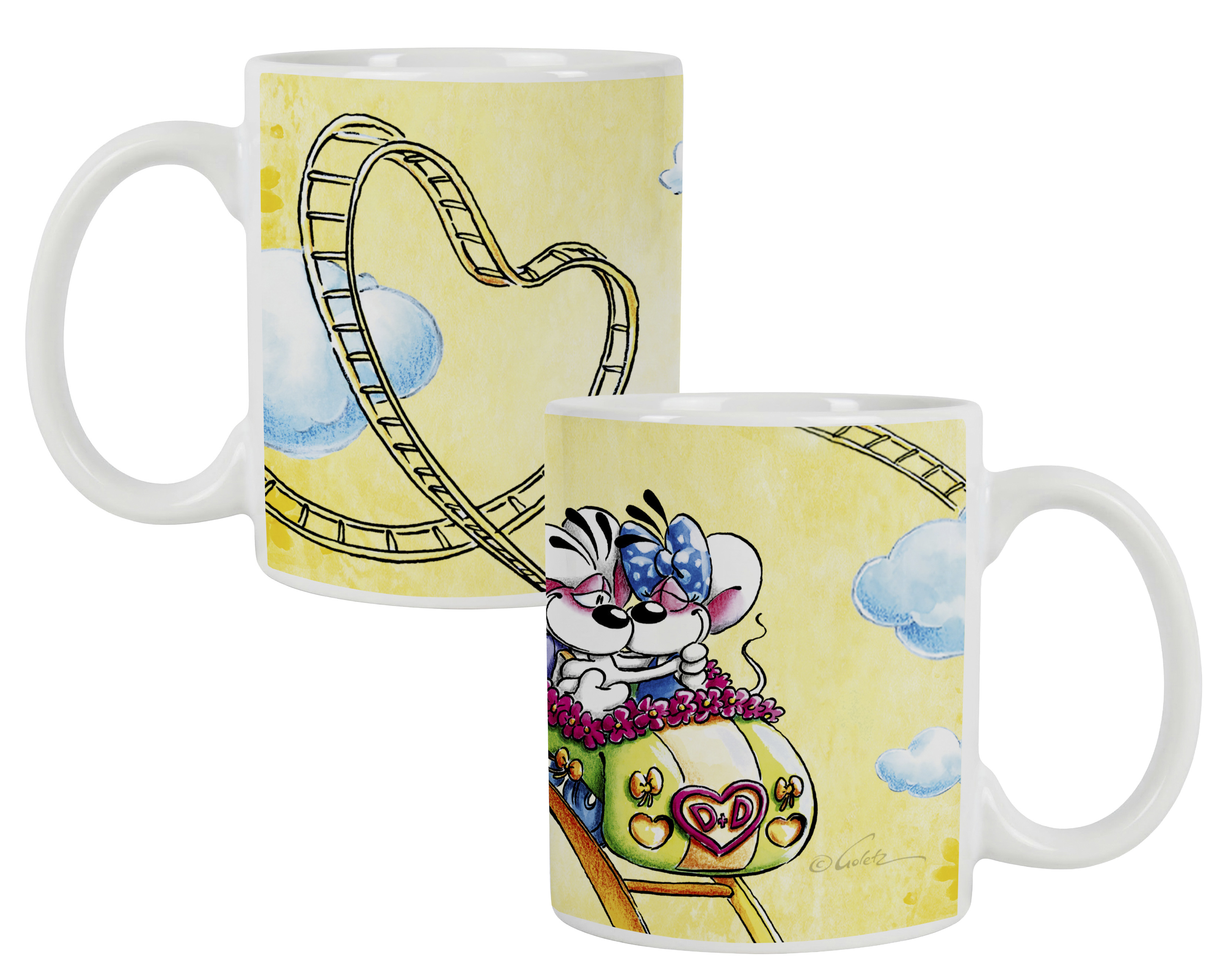 Diddl - Tasse gelb