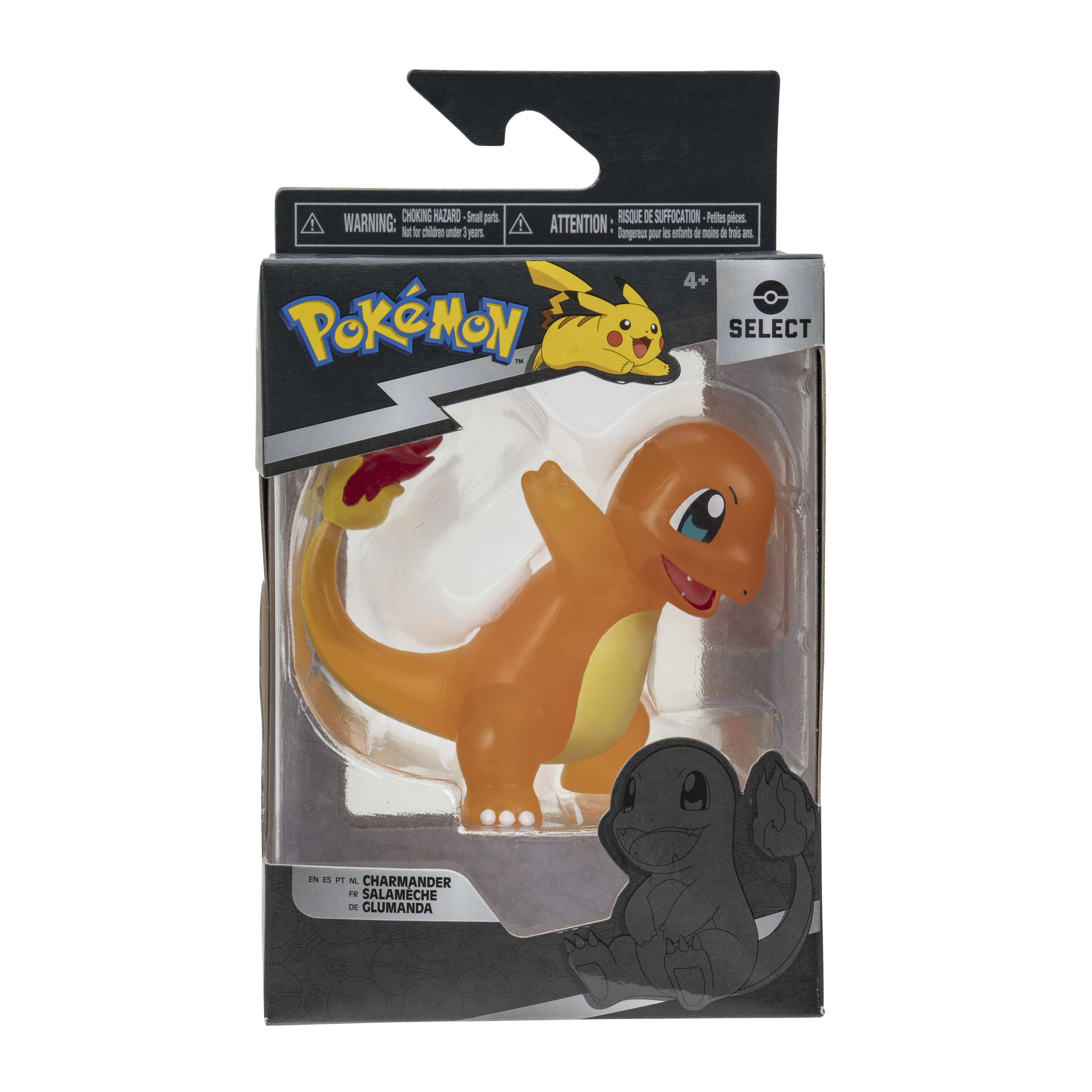 Pokémon - 7,5 cm Select Figur transparent - Glumanda