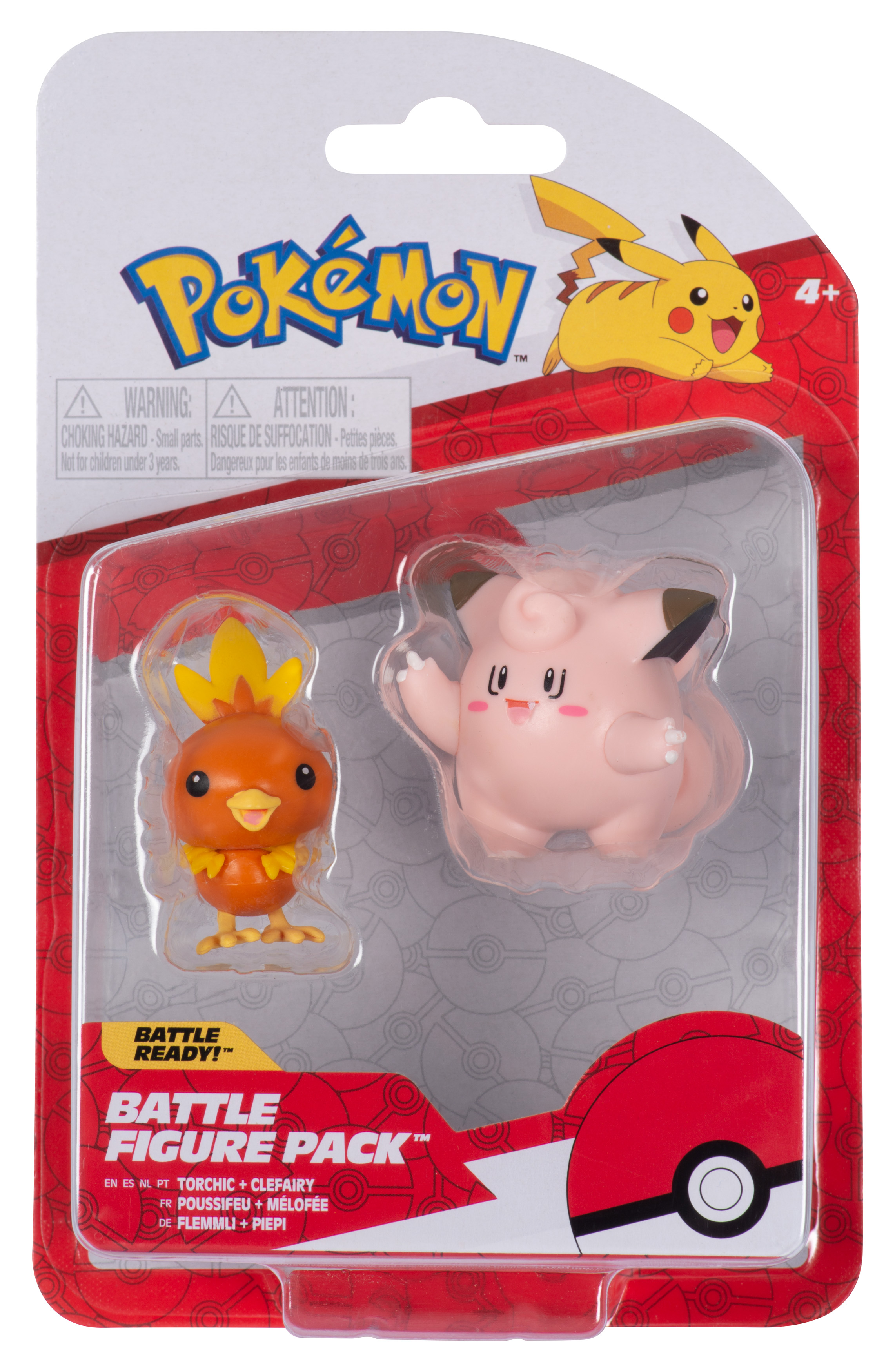 Pokémon - Battle Figure Pack - Flemmli & Piepi