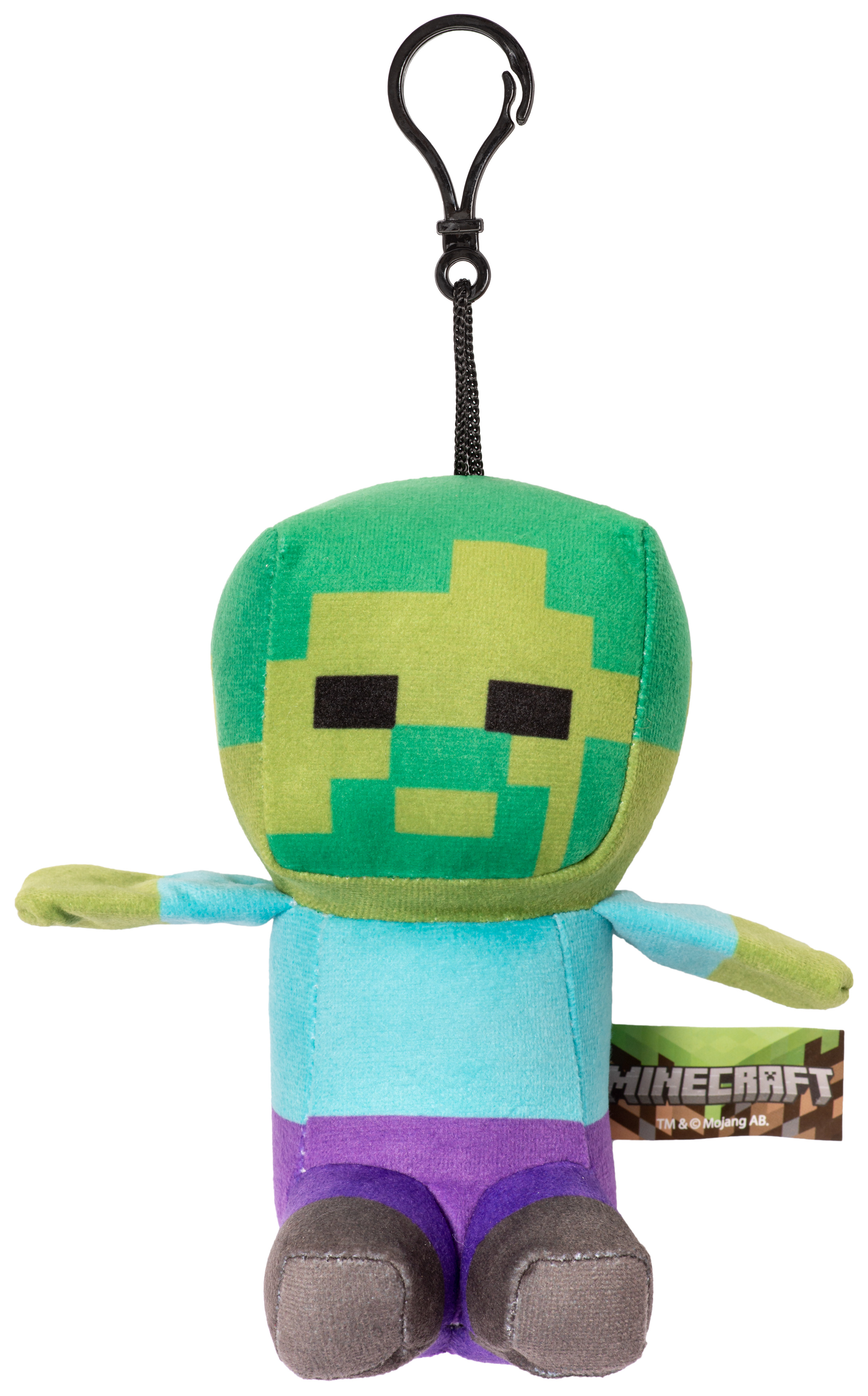 Minecraft - Zombie - Plüsch Clip-on 15 cm Minecraft - Zombie - Plüsch Clip-on 15 cm