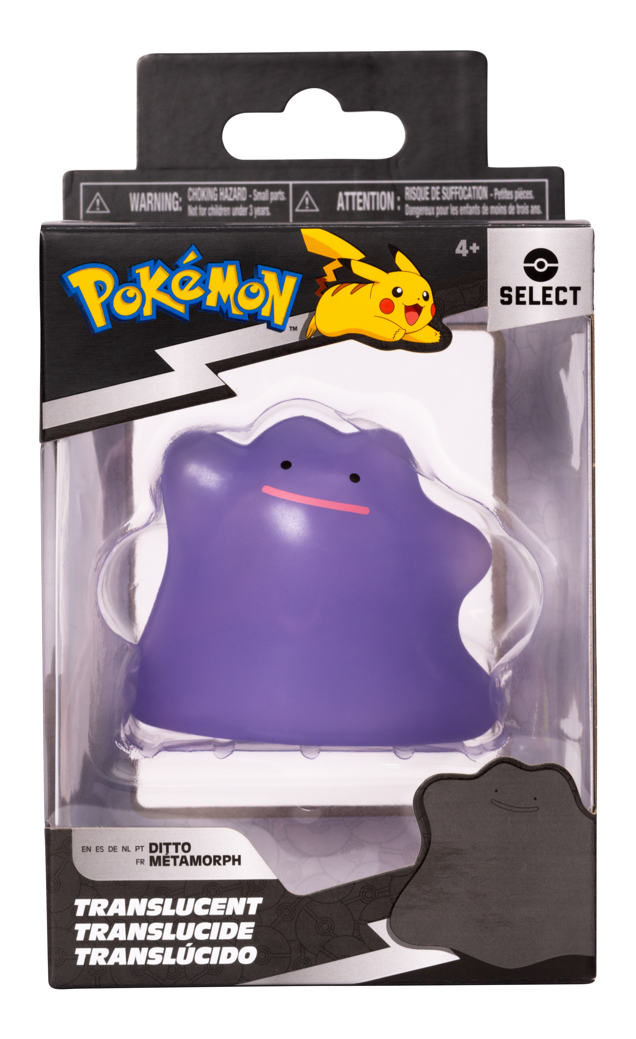Pokémon - 7,5 cm Select Figur transparent - Ditto