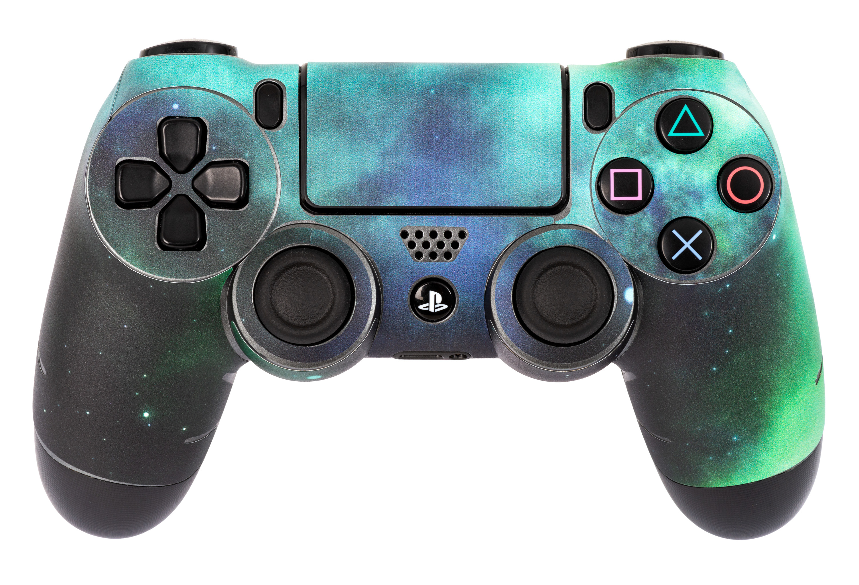 Skins - Sticker für PlayStation 4 Controller (Galaxy Green) Skins - Sticker für PlayStation 4 Controller (Galaxy Green)