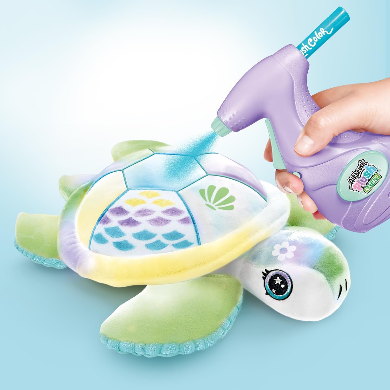 Airbrush Plüsch Nature - Schildkröte